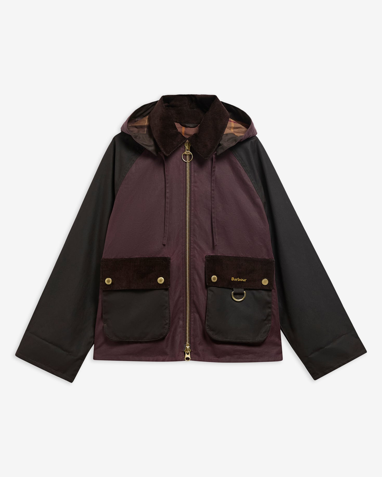 Giacca cerata Carville Rustic/Bordeaux/Muted