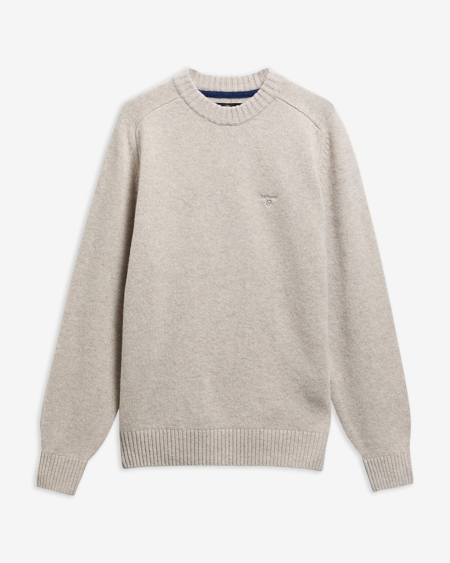 Newtown Crew Neck Jumper Light Grey