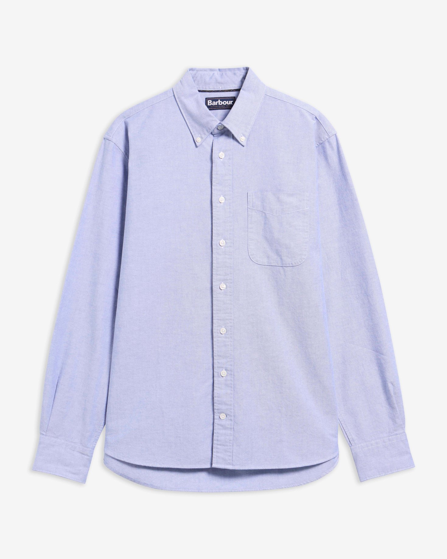 Barbour Oxford Authentic-Fit Long-Sleeved Shirt Blue