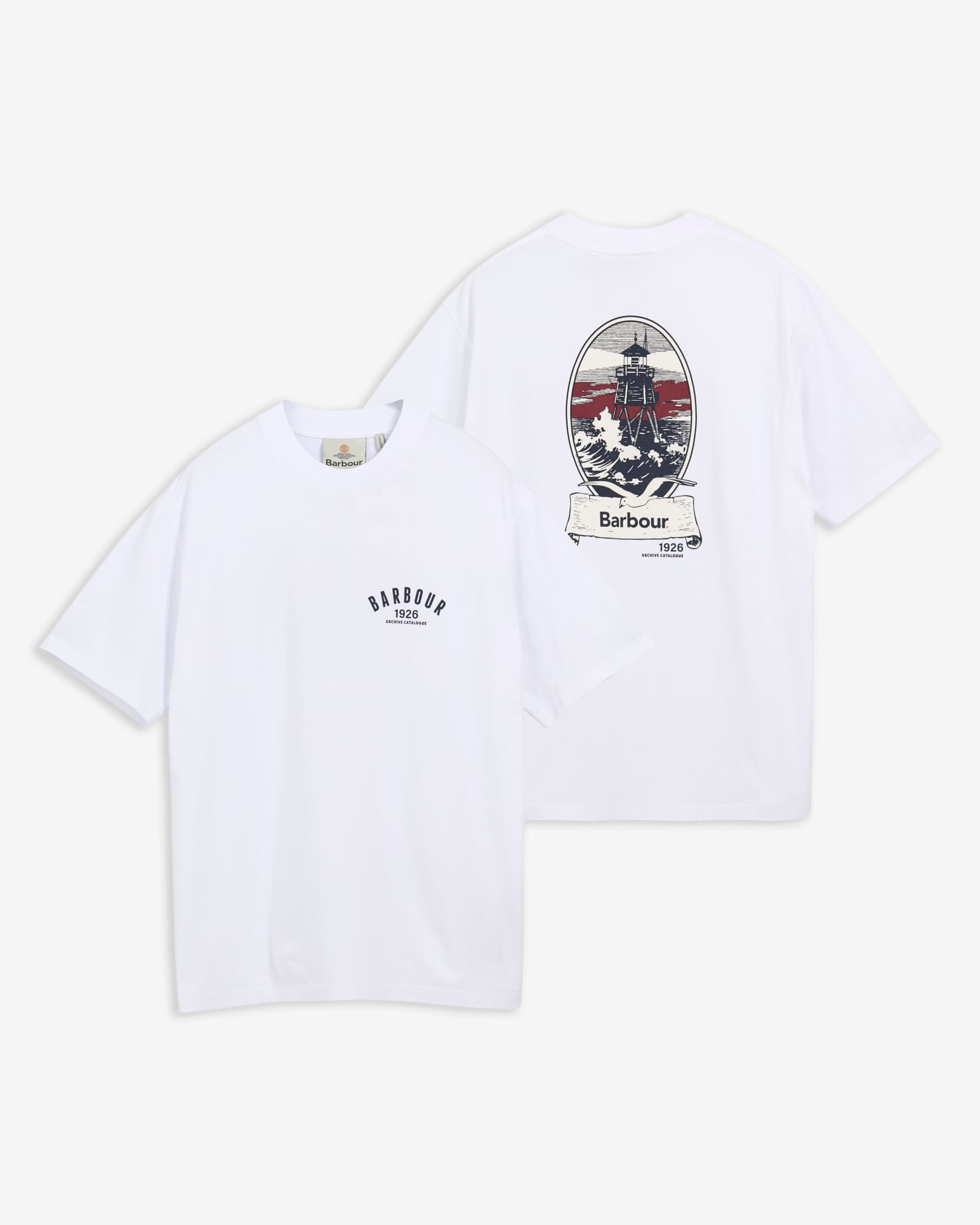 1926 Graphic Oversized T-Shirt White