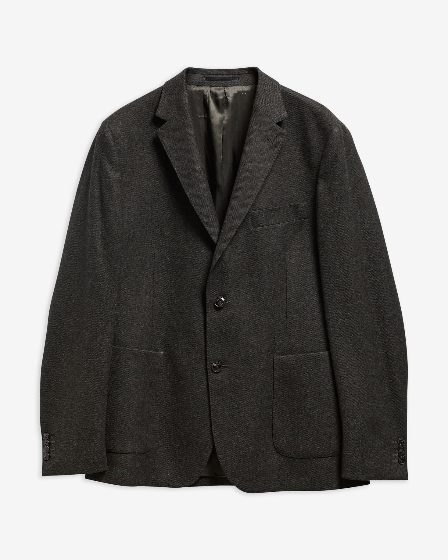 Blazer con motivo a spina di pesce Fairford Forest