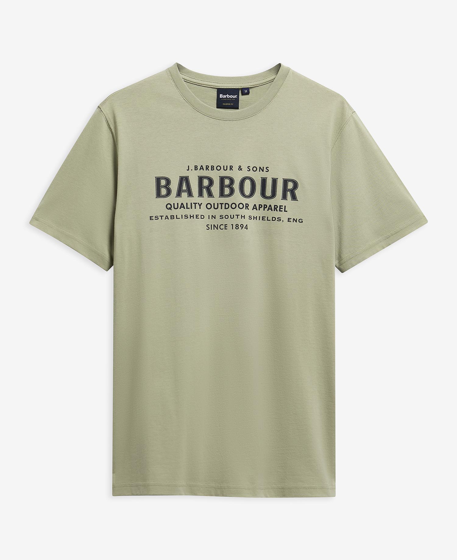 Moorside Logo T-Shirt Mineral Green