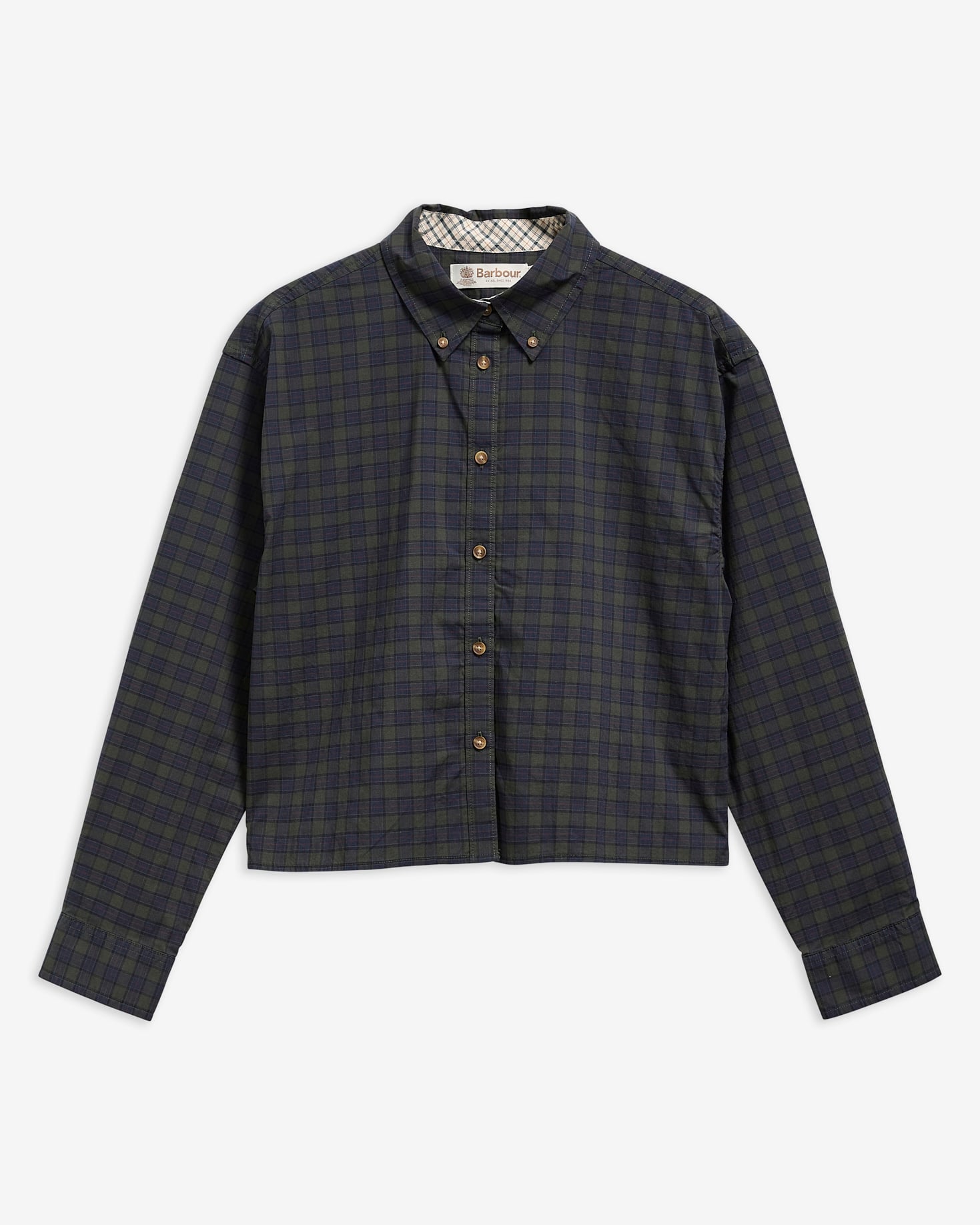 Barbour Hemd Ravenshill Boxy Shadow Classic Tartan