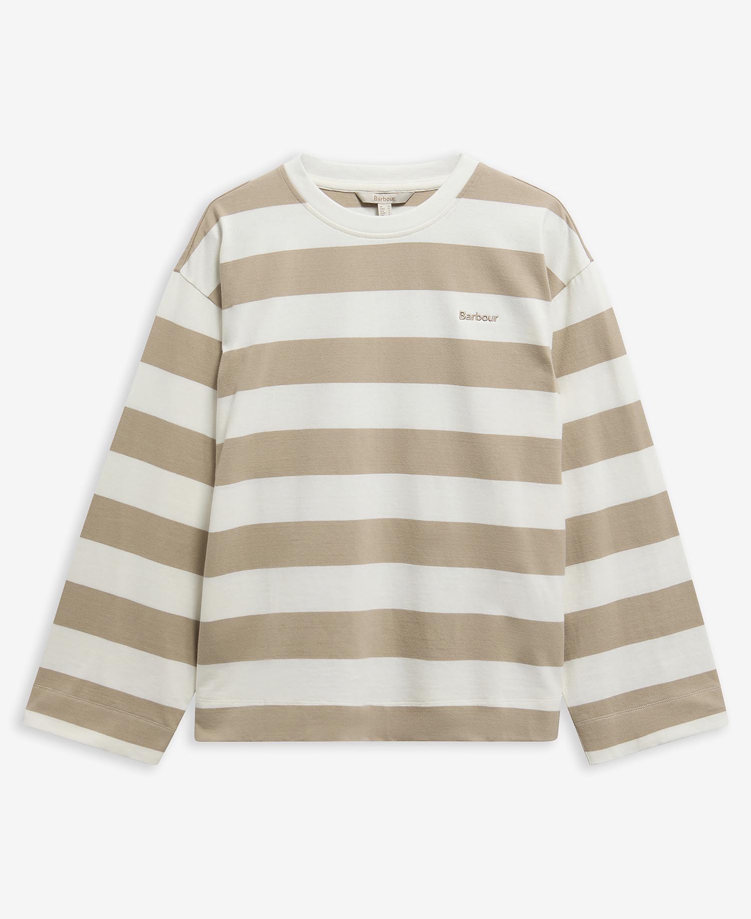 Cartmel Striped Long-Sleeved T-Shirt Cloud/Light Sand Stripe
