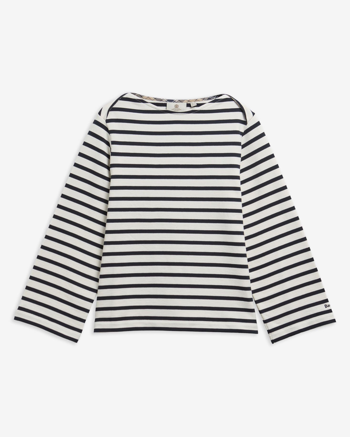 Amryn Striped Long-Sleeved T-Shirt Cloud/Dk Navy