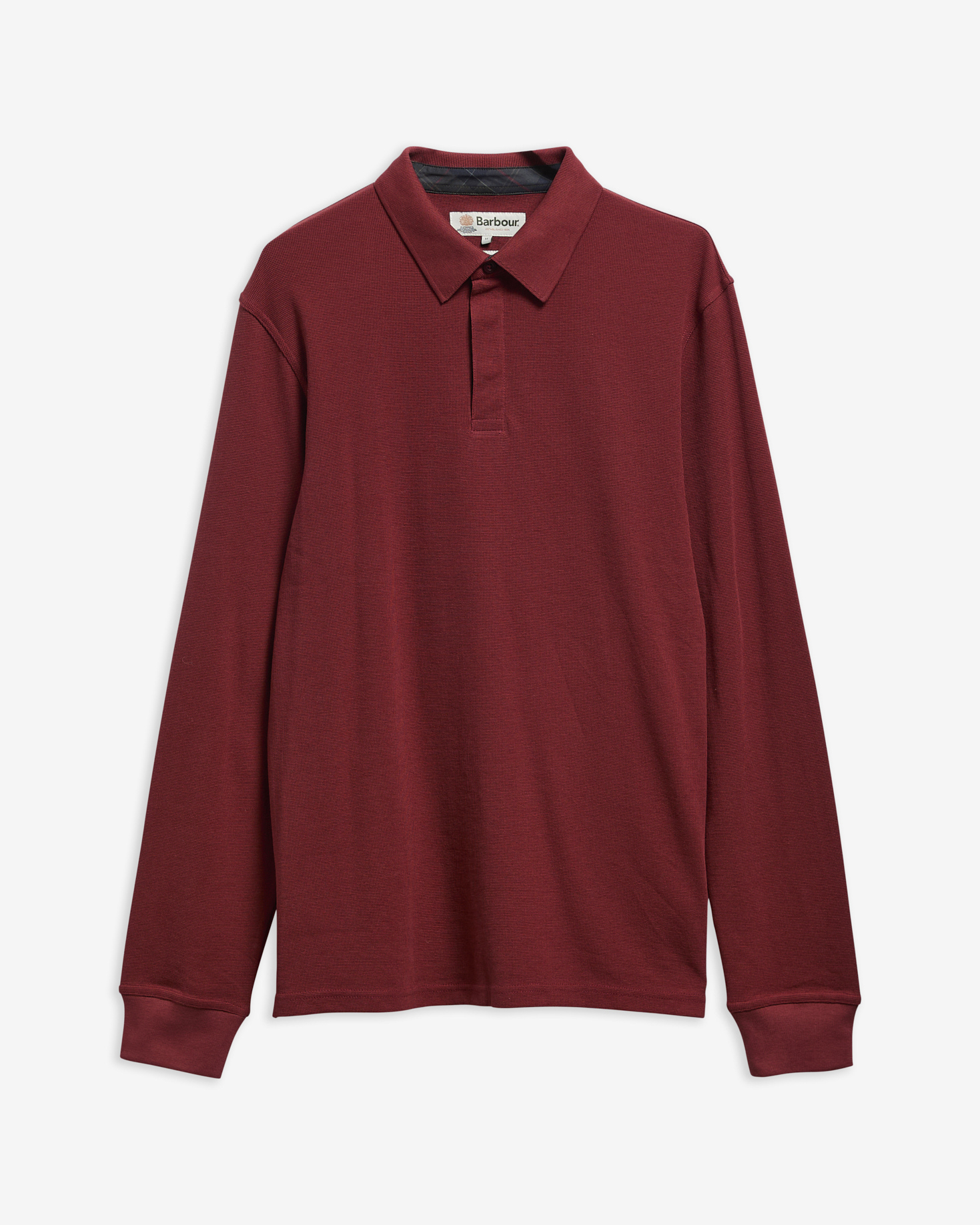 Polo a maniche lunghe leggermente aderente Kentown Russet
