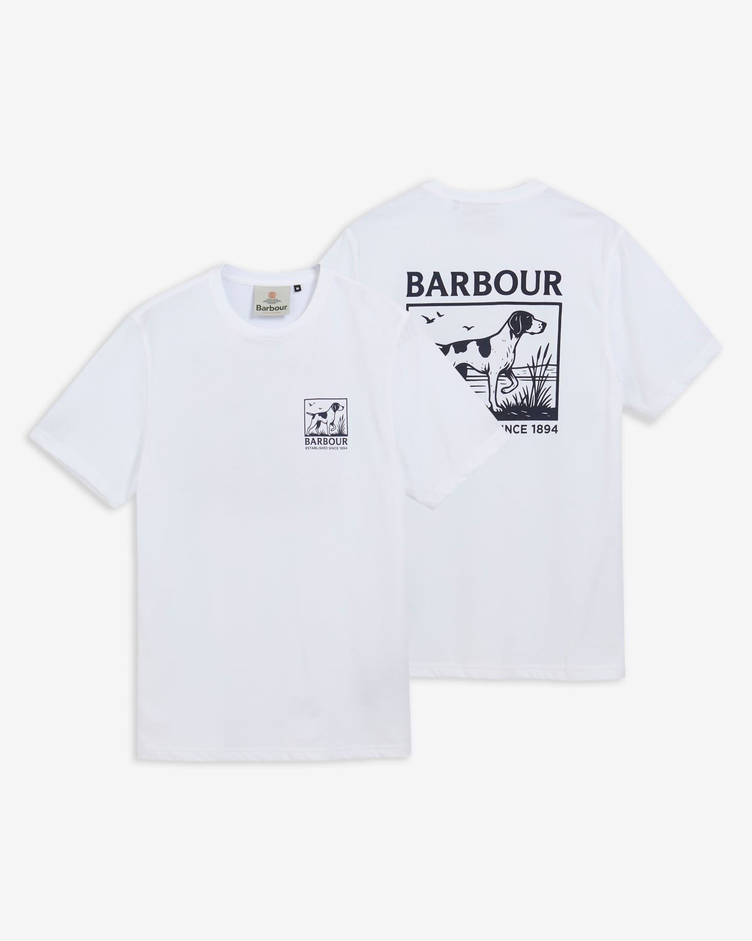 Setter Graphic Tailored T-shirt White