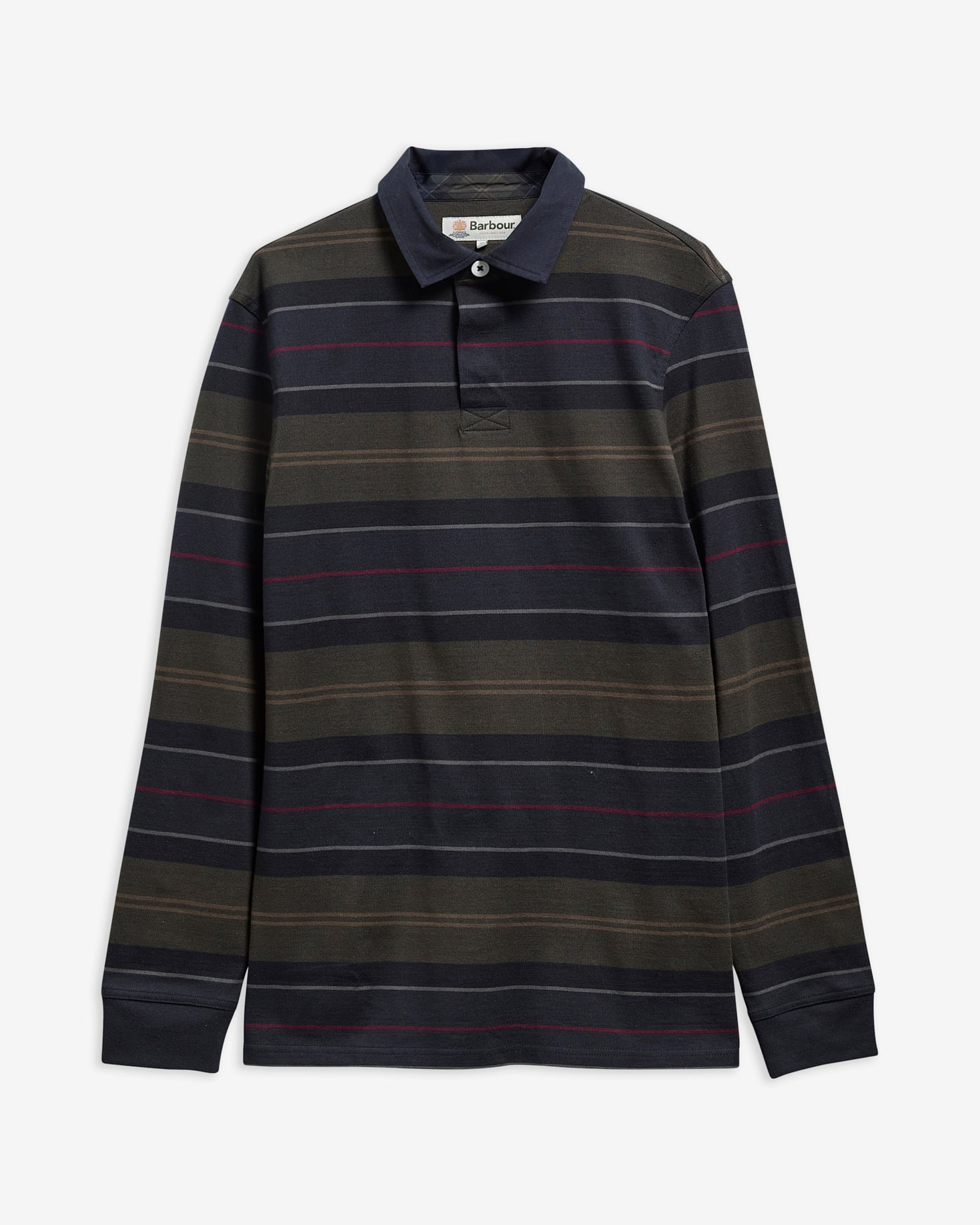 Frith Striped Rugby Shirt Navy