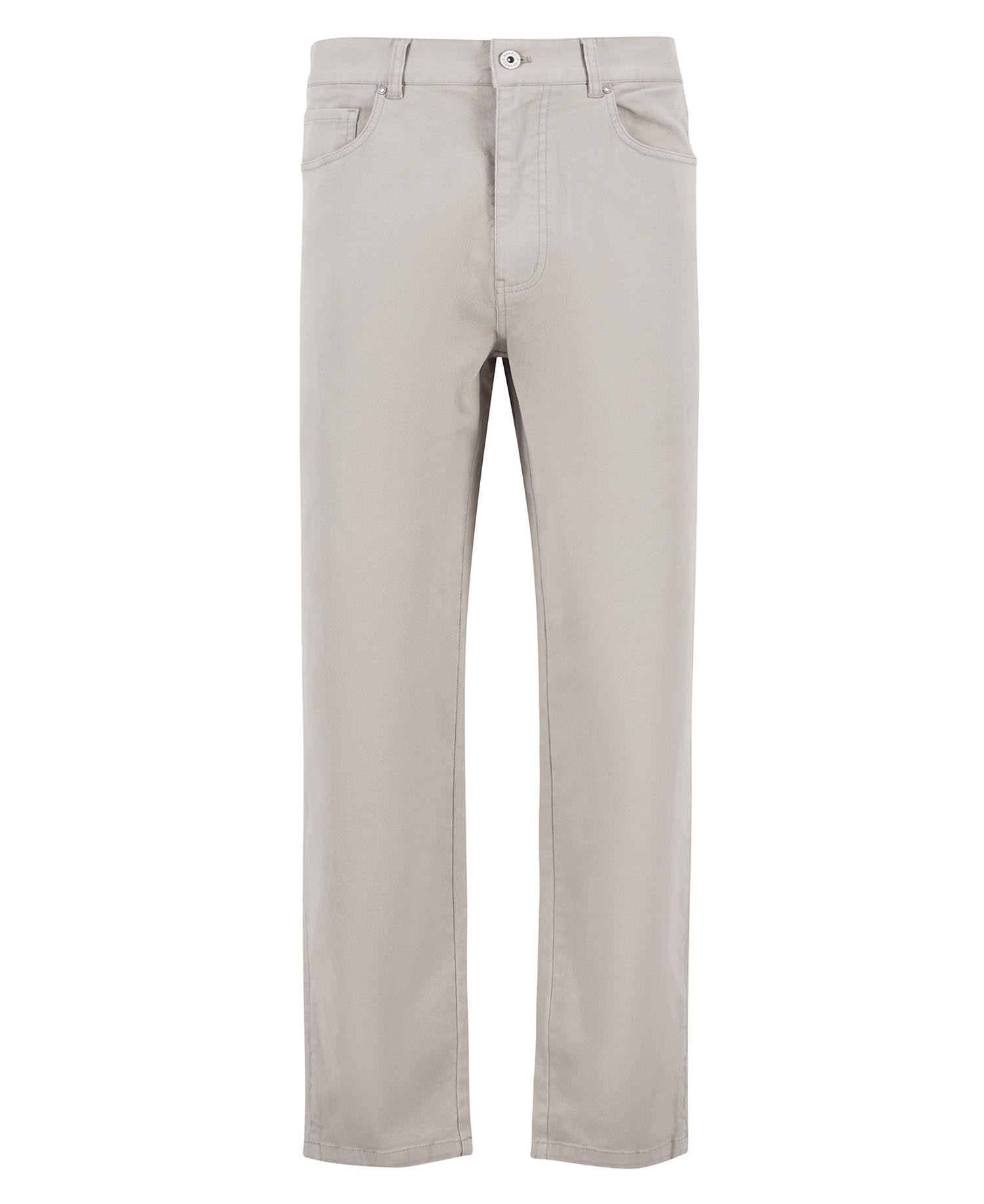 Washed Stretch Regular Trousers