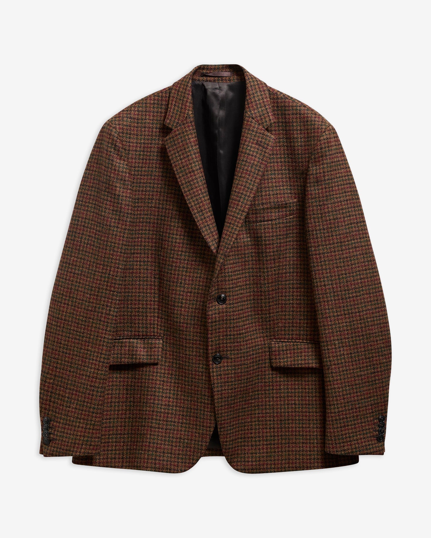 Barbour Blazer Tindle Moons Houndstooth Brown