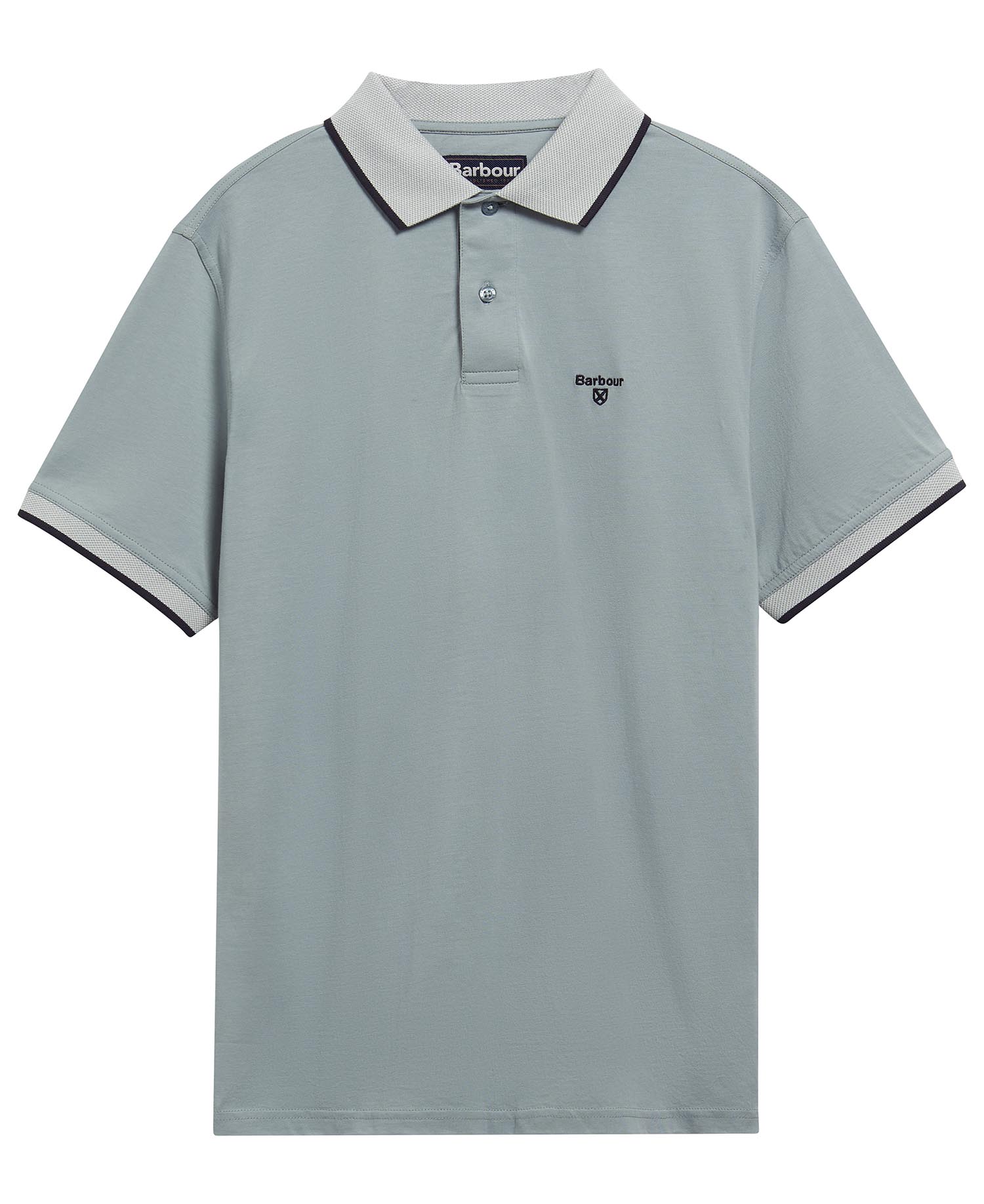 Cornsay Short-Sleeved Polo Shirt Dusty Slate