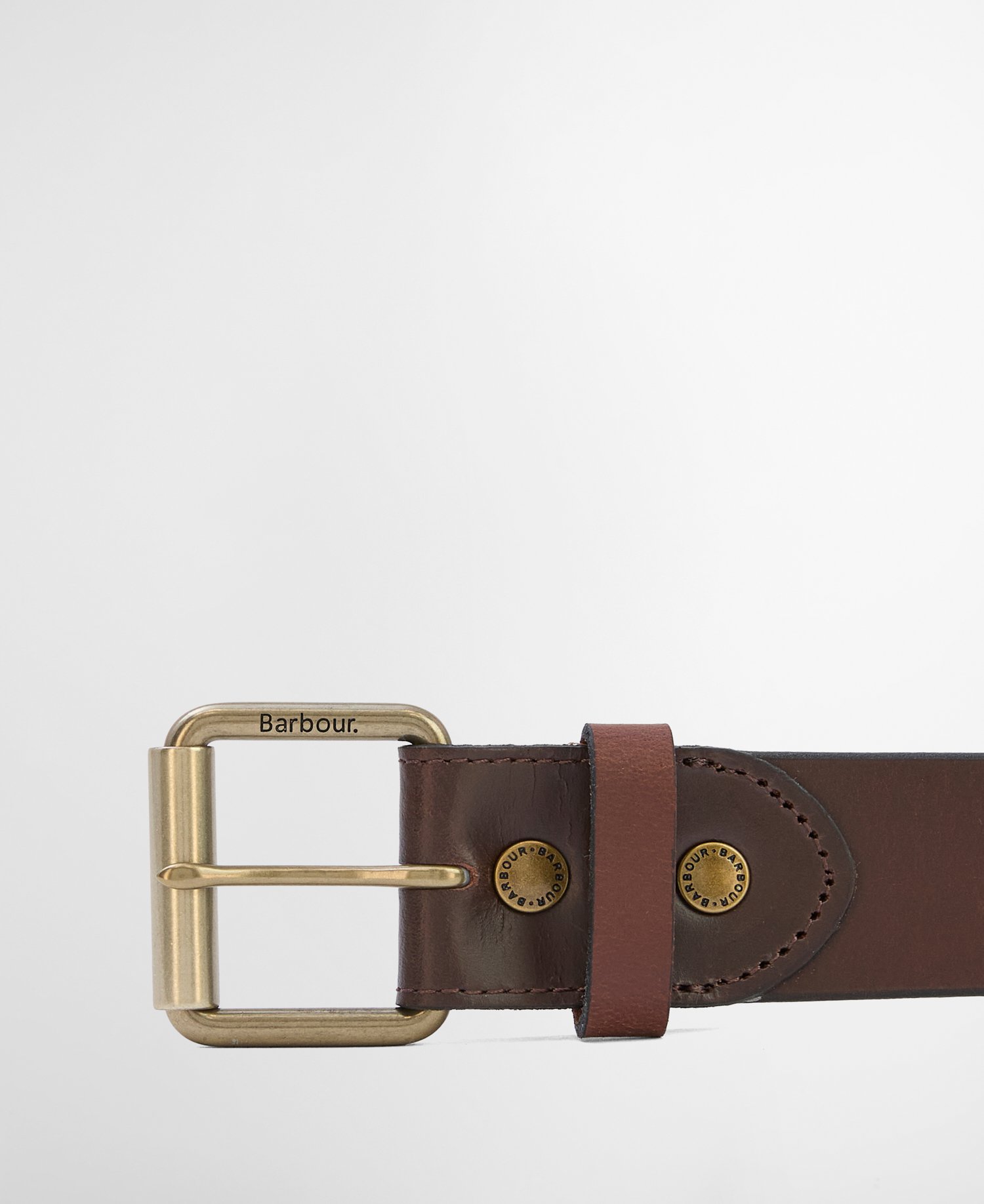 Contrast Leather Belt