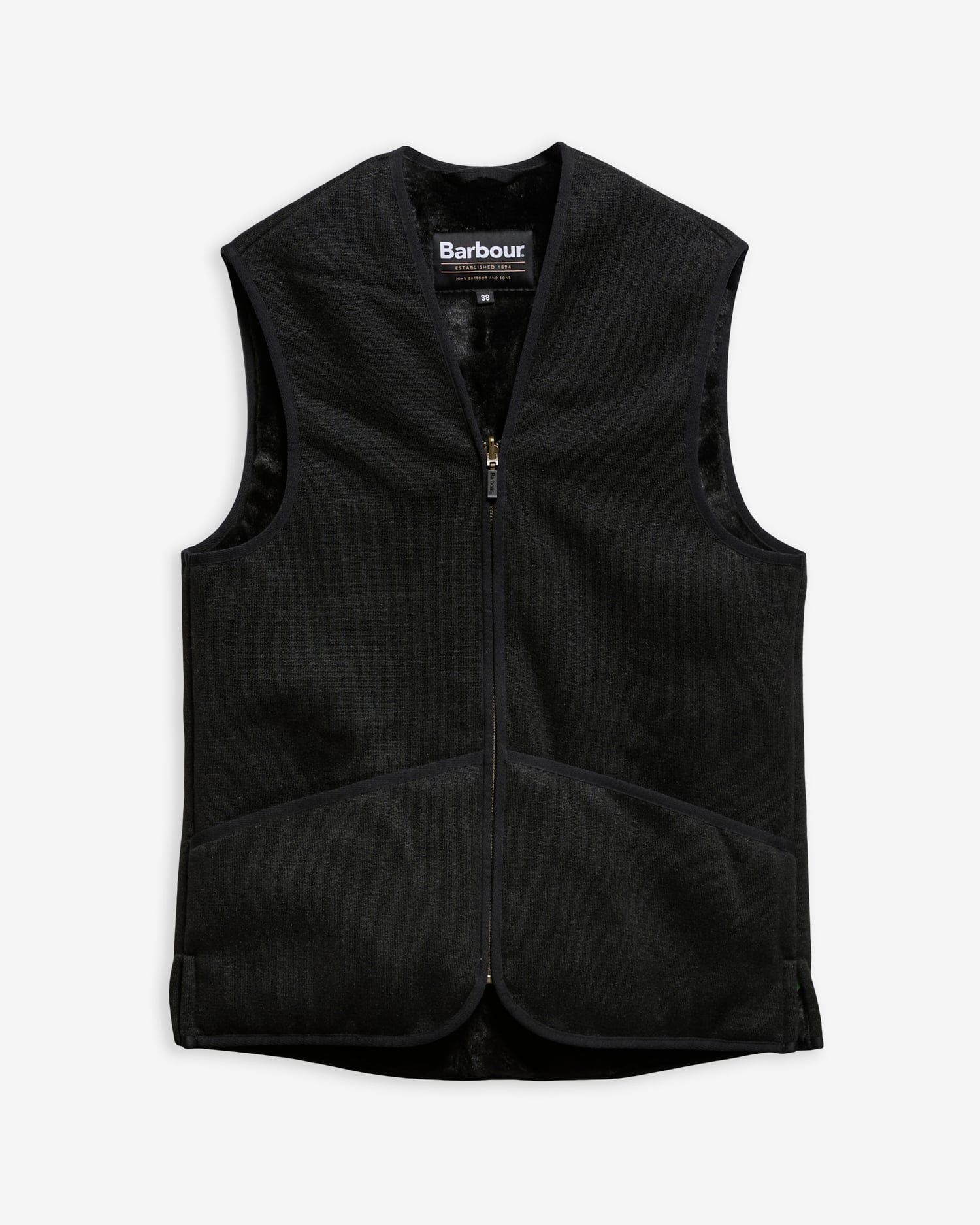 Warm Pile Zip-In Liner Classic Black
