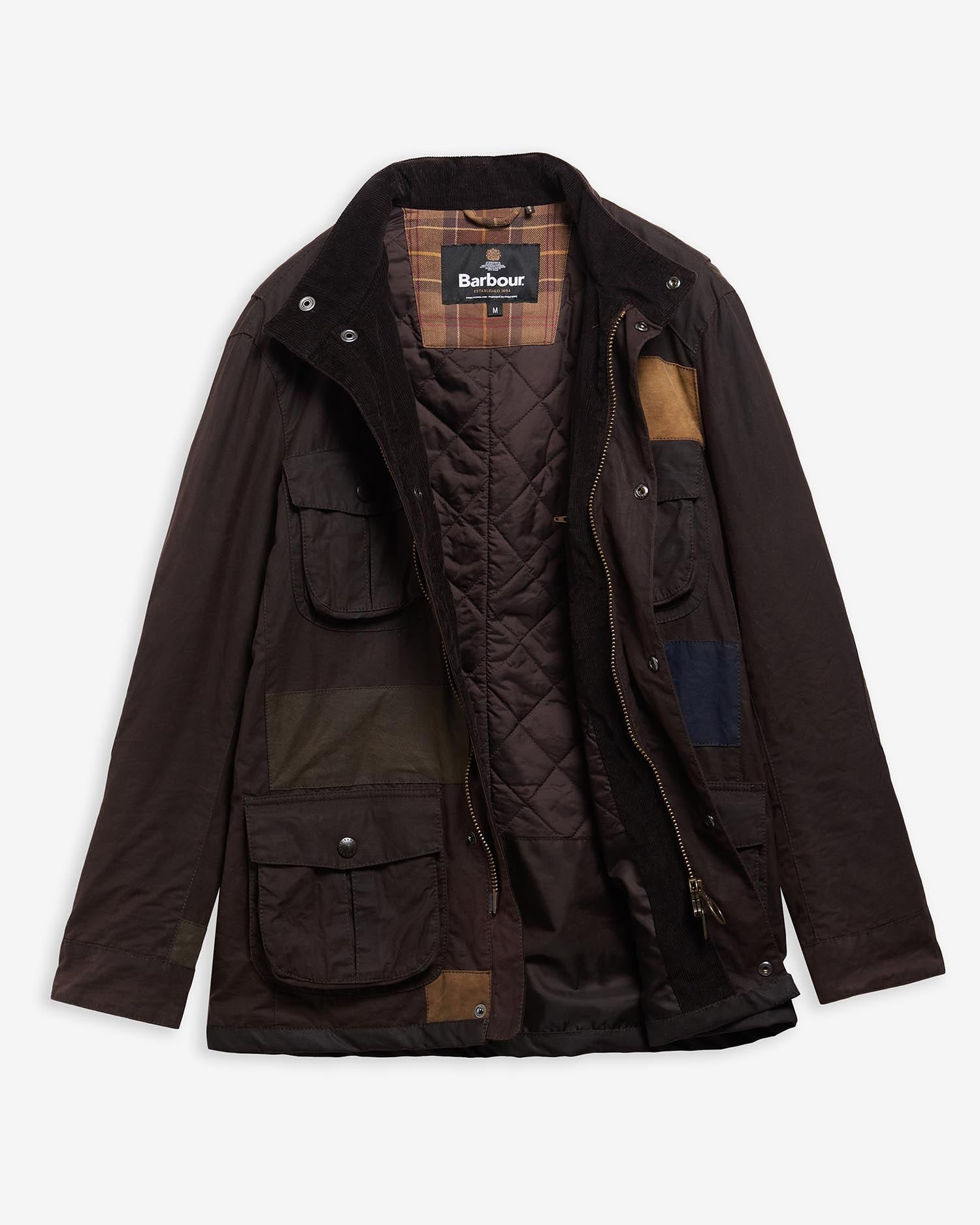 Barbour Re-loved Men's Corbridge Waxed Jacket - Size M Rustic