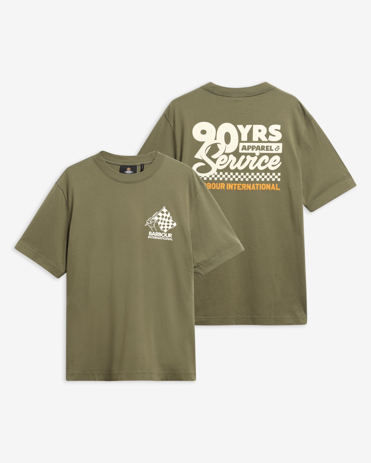 T-Shirt Herman Graphic Mid Olive