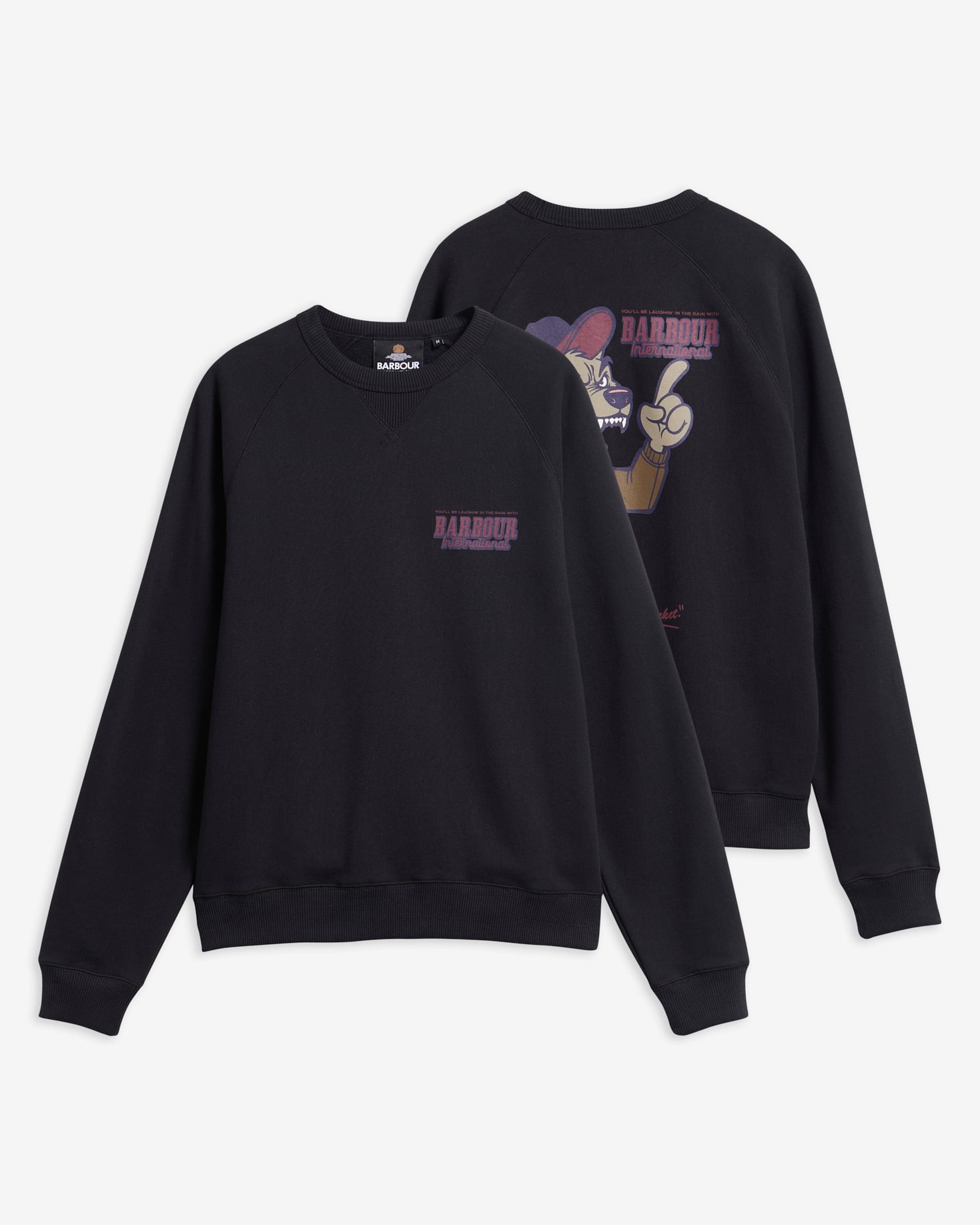 Sweatshirt Grinton Graphic Black