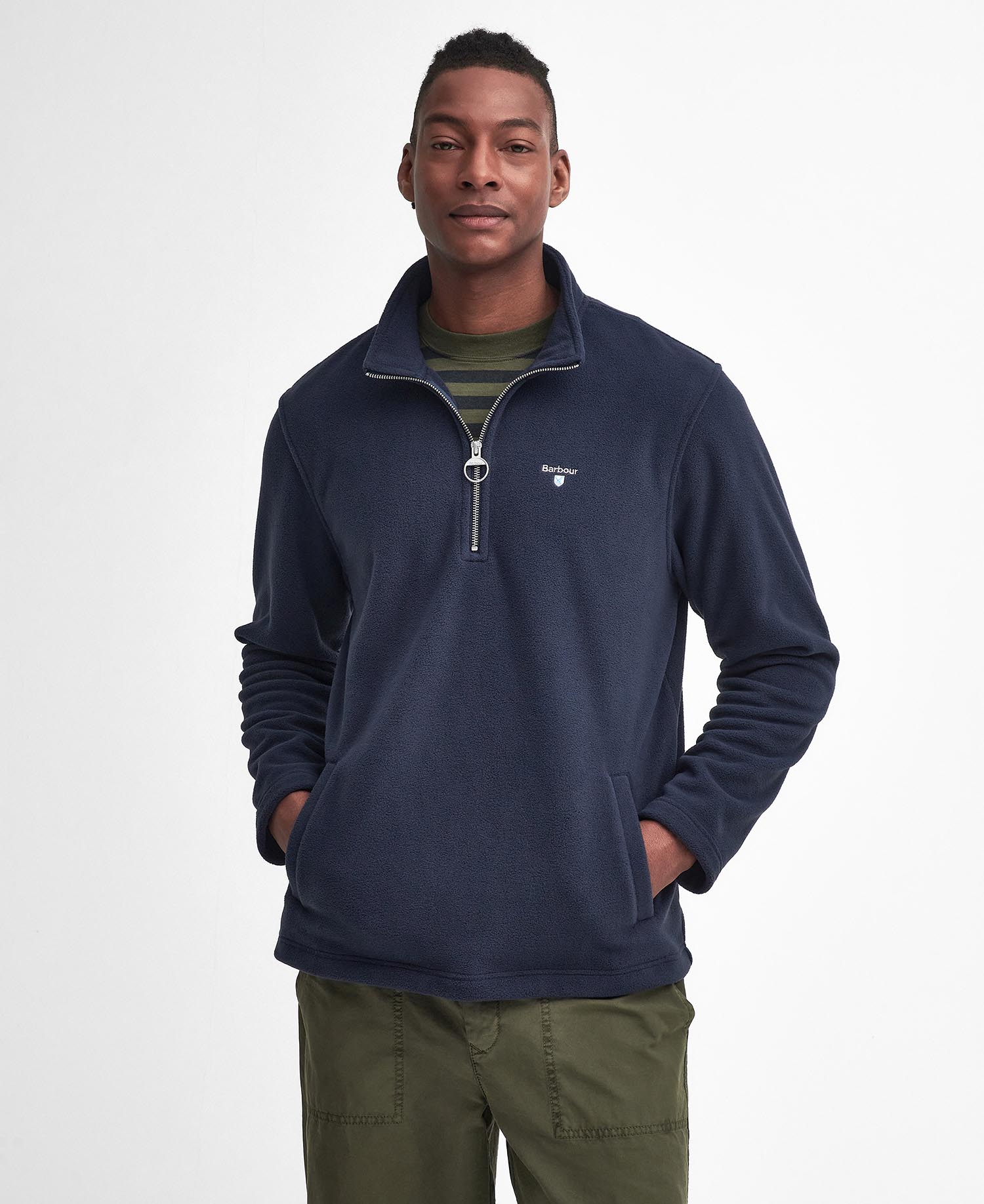 Buy Essentials Half-Zip Fleece for GBP 99.95 | BARBOUR_GB
