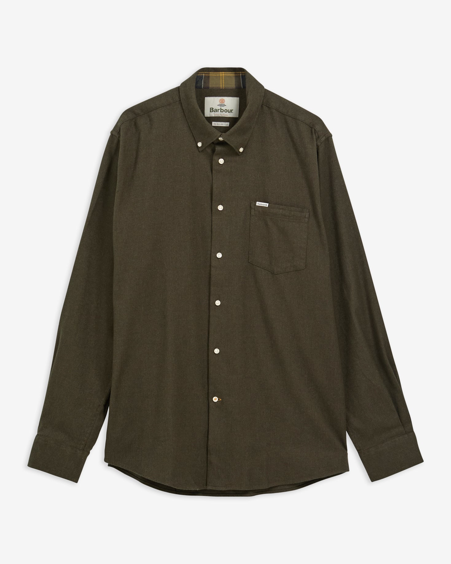 Barbour Hemd Sparrowhill Regular Fit Olive