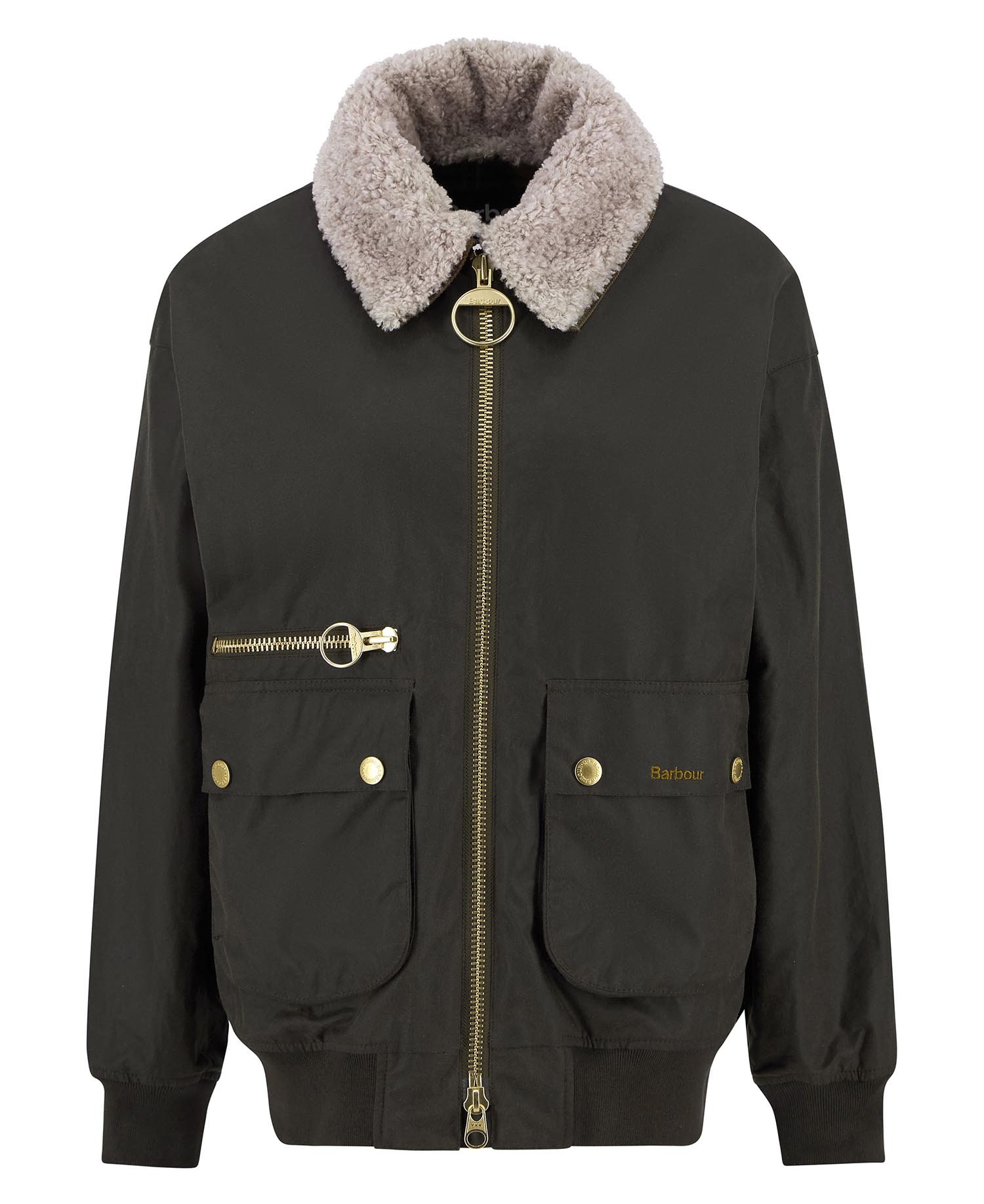 Maxine Waxed Bomber Jacket