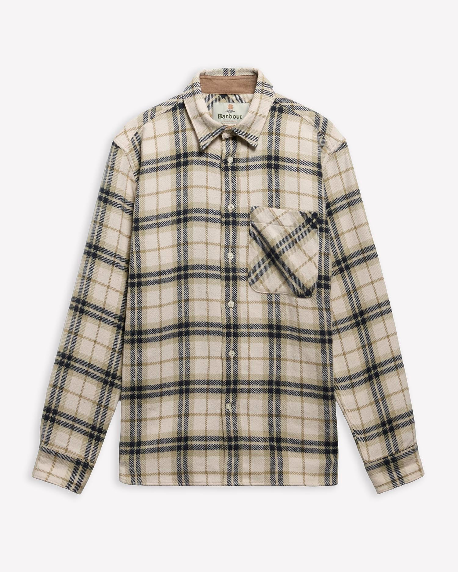 Camicia a maniche lunghe Langton con taglio classico Ecru