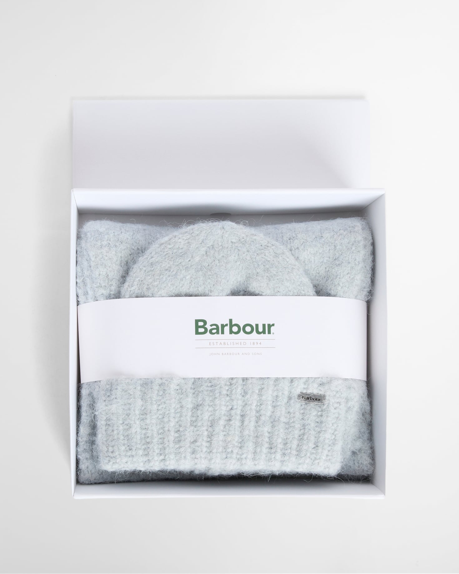 Emmie Beanie & Scarf Gift Set Soft Blue