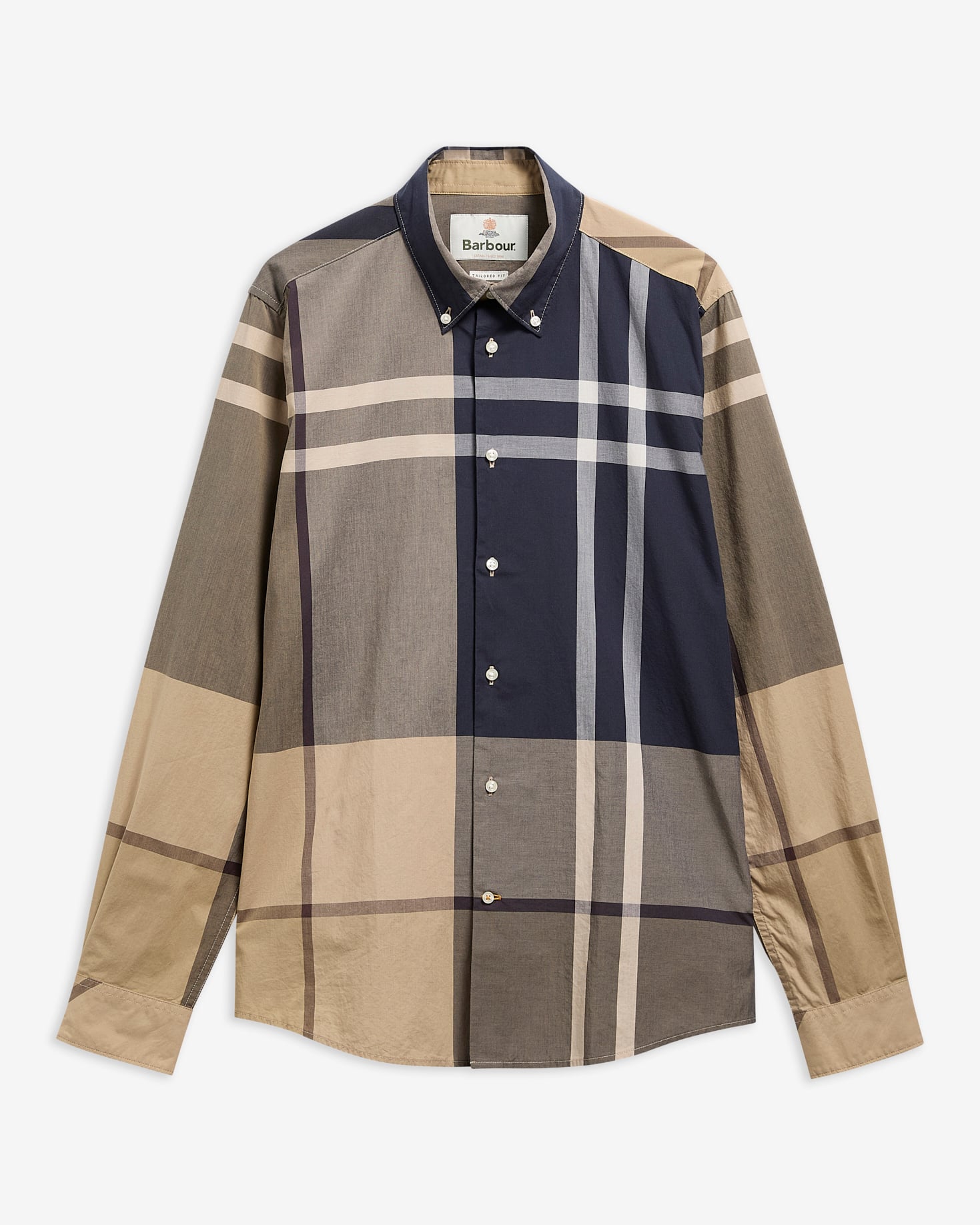 Camicia a maniche lunghe Dunoon in tartan oversize leggermente aderente Birchwood Dress Tartan