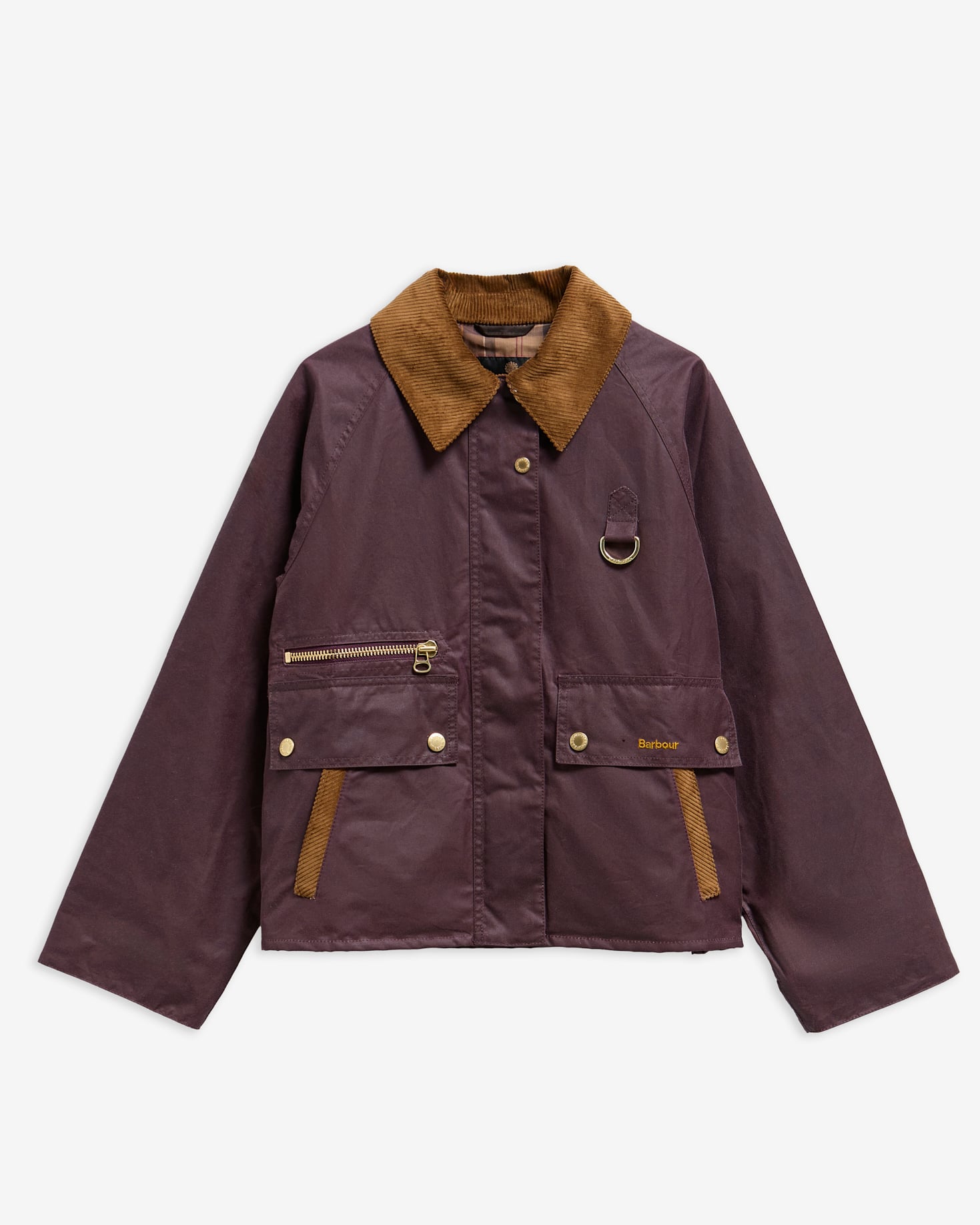 Cottingham Waxed Jacket Bordeaux/Muted