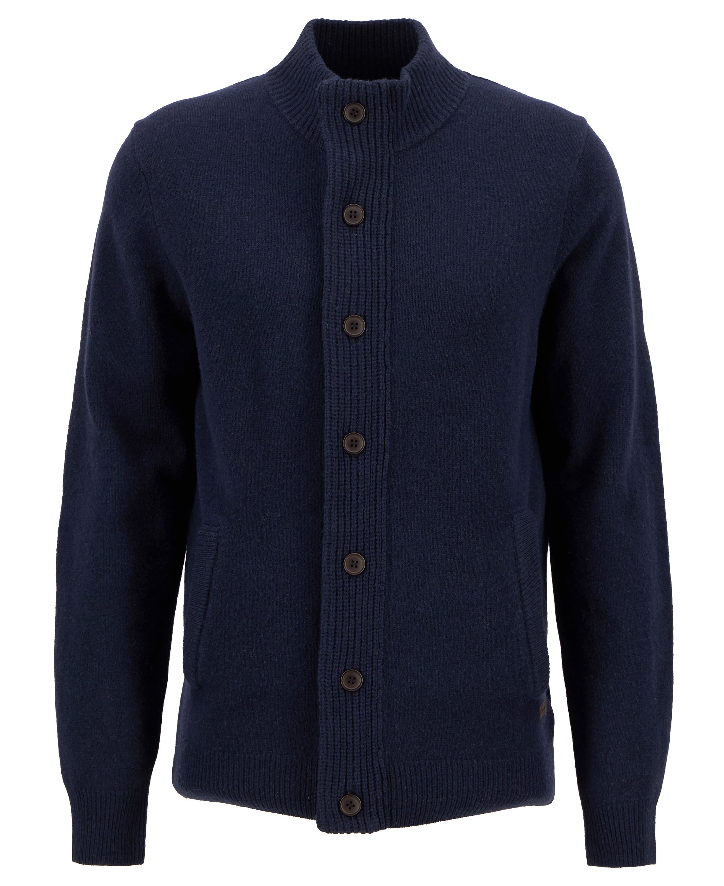 Essential Elbow-Patch Cardigan Classic Navy