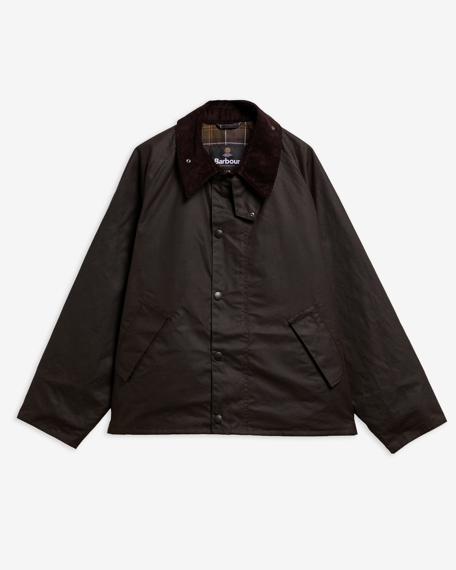 Wachsjacke OS Transport Dark Brown