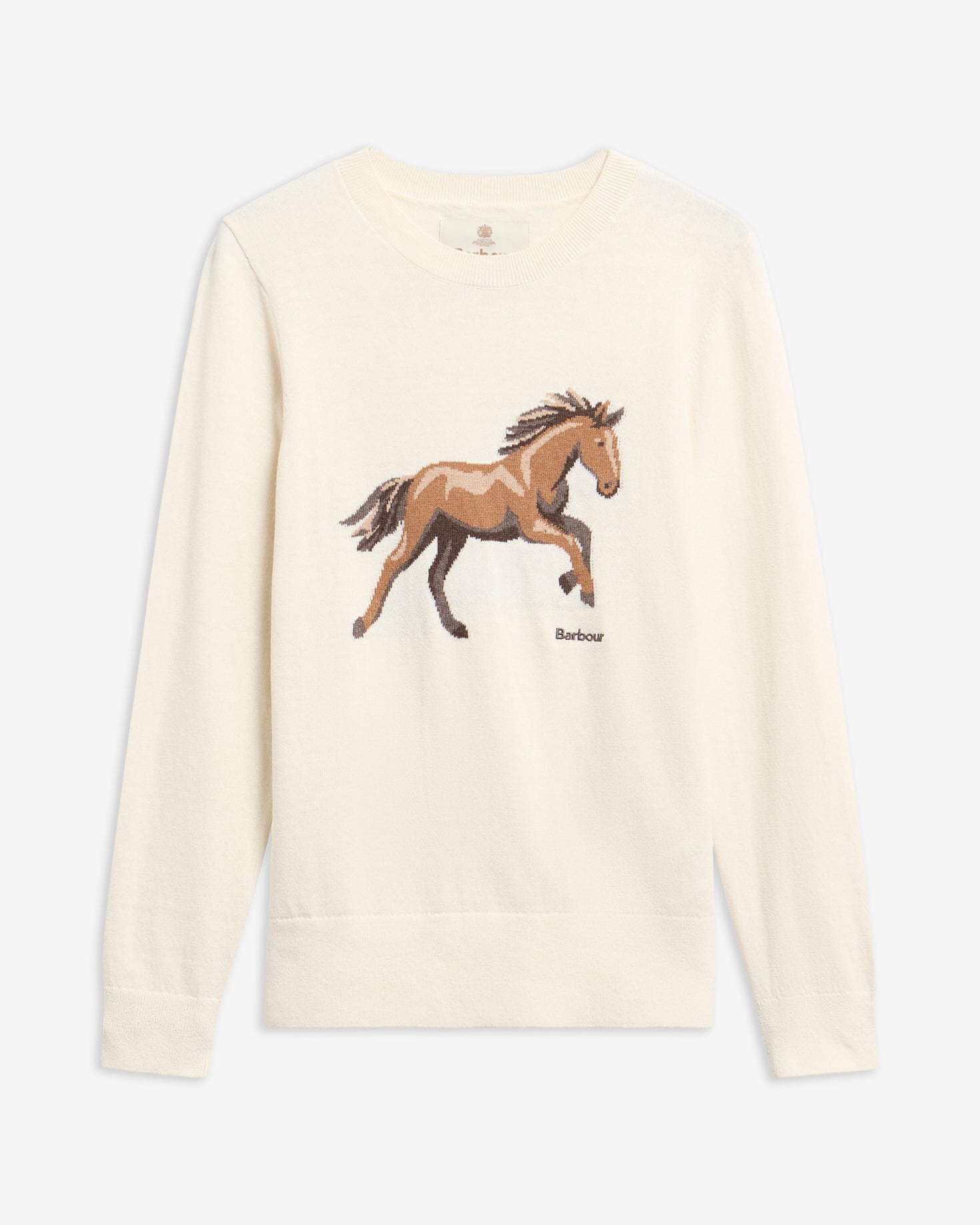Pullover Homeswood Rundhalsausschnitt Ecru