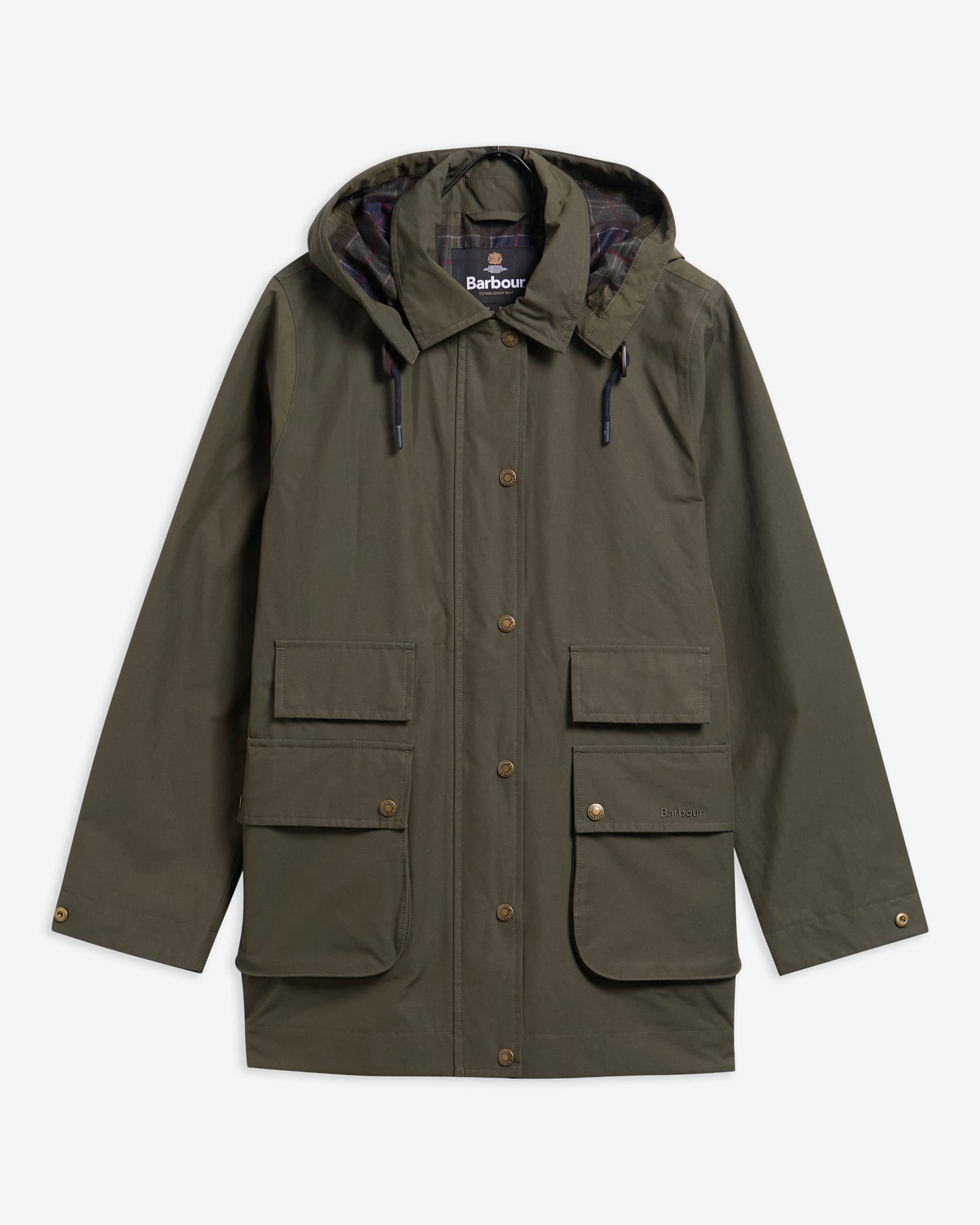 Barbour Jacke Border Waterproof Sage/Classic