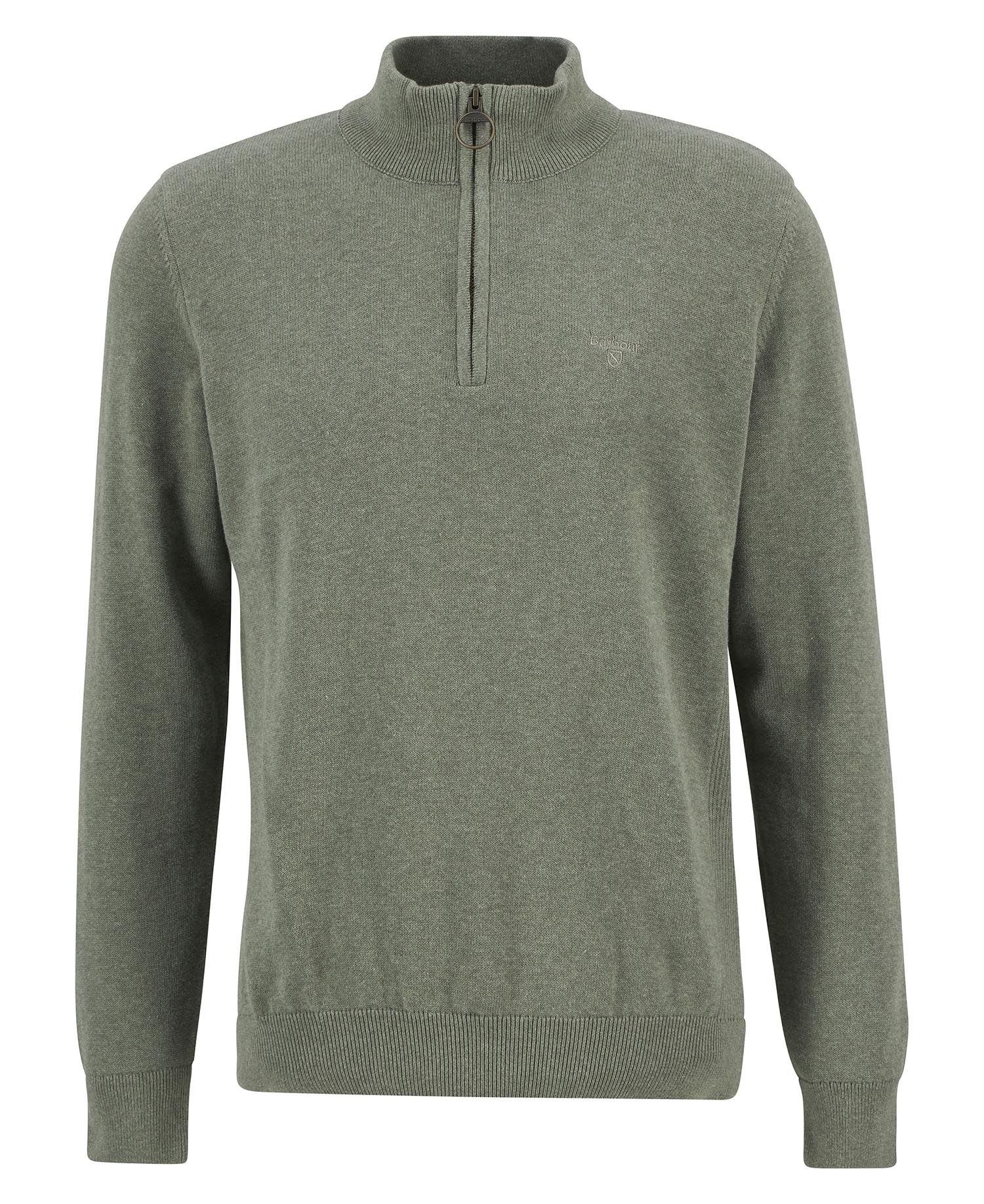 Cotton Half-Zip Jumper