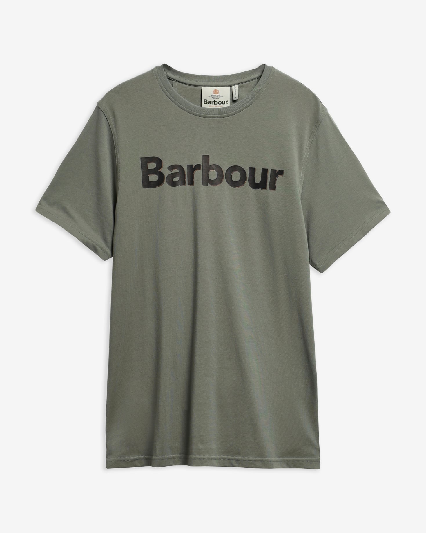 Barbour T-Shirt Halstow Logo Tailored Agave Green