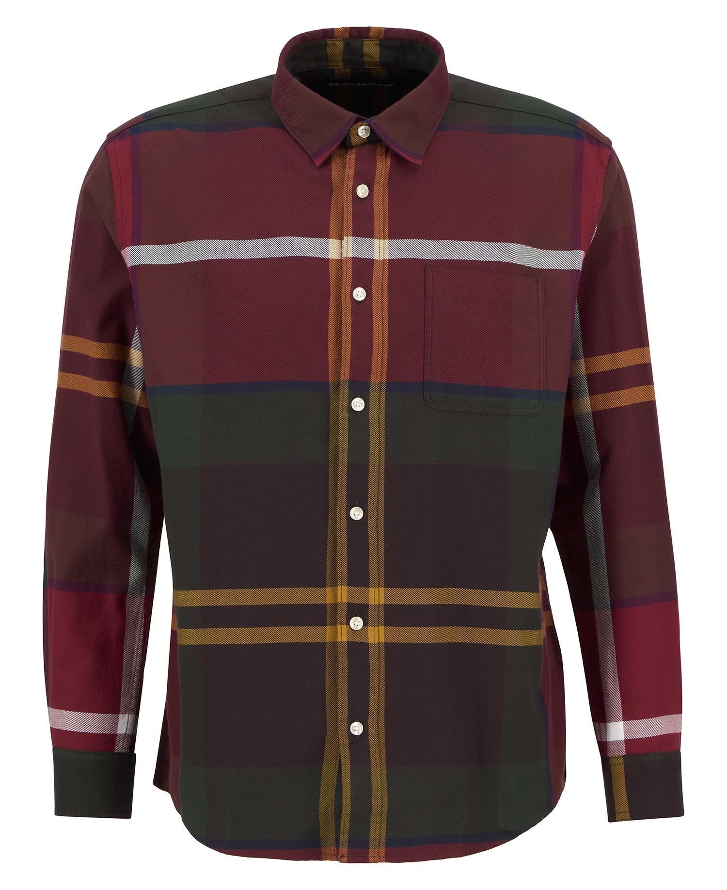 Camicia in tartan oversize a maniche lunghe Renford