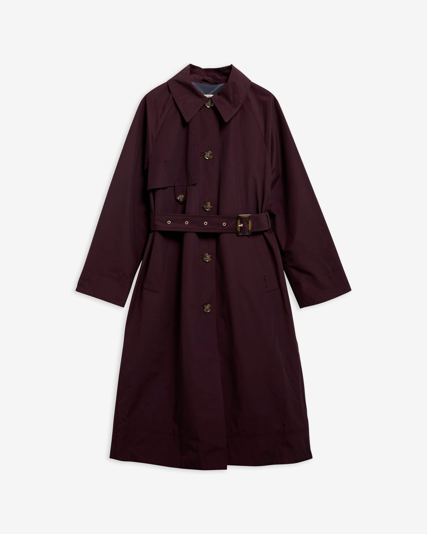 Barbour Trenchcoat Antonella Showerproof Fig/Shadow Classic