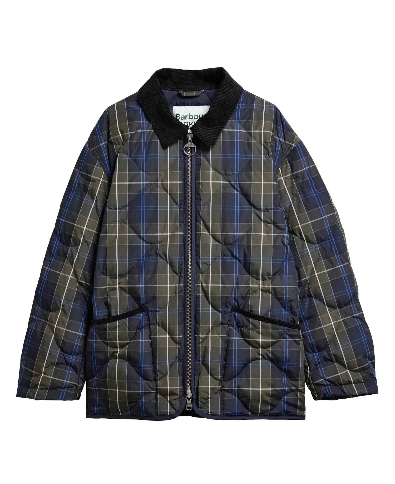 Barbour x ARKET Tartan Quilted Jacket
