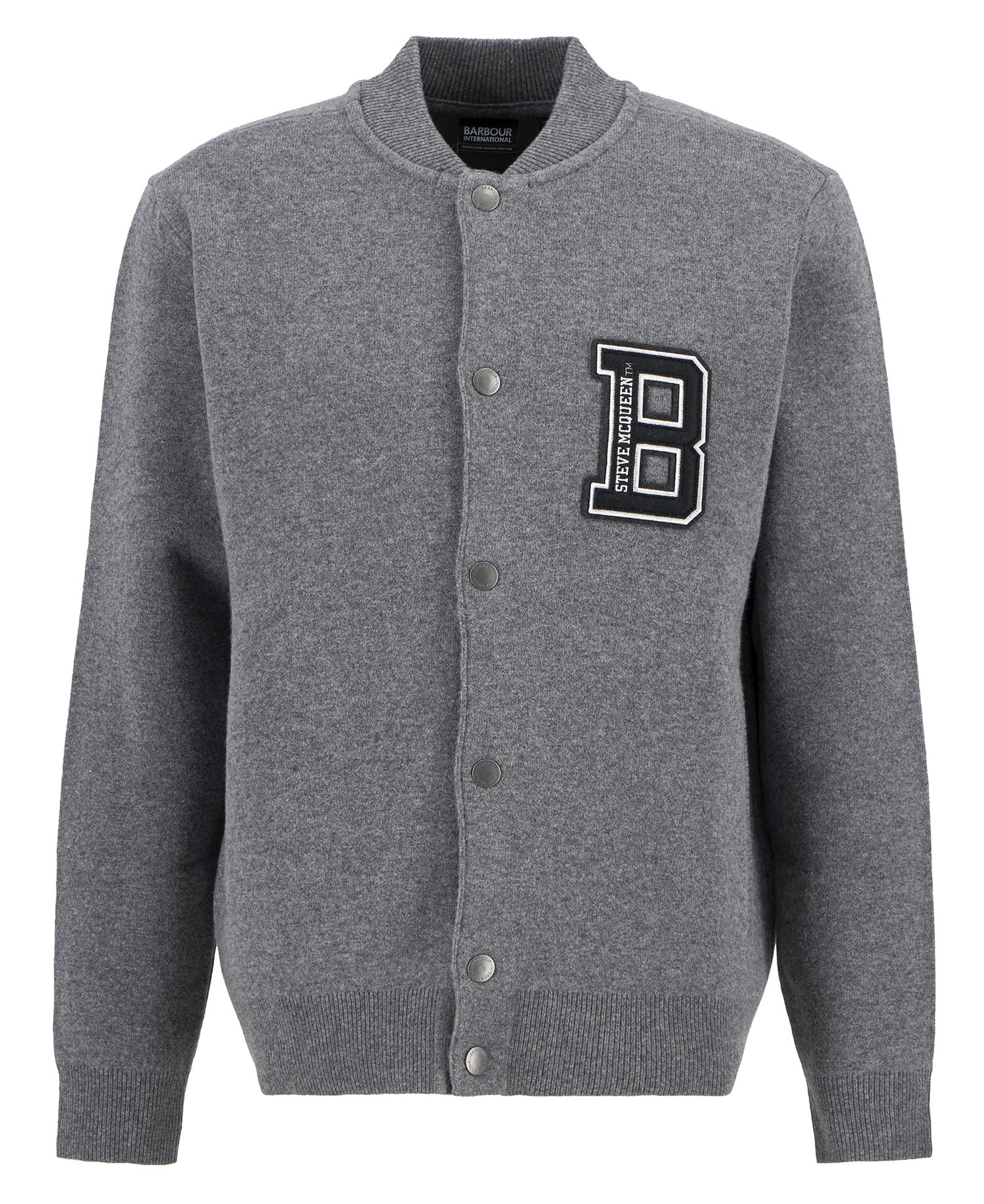 Letterman Knitted Bomber Jacket Letterman Knitted Bomber Jacket