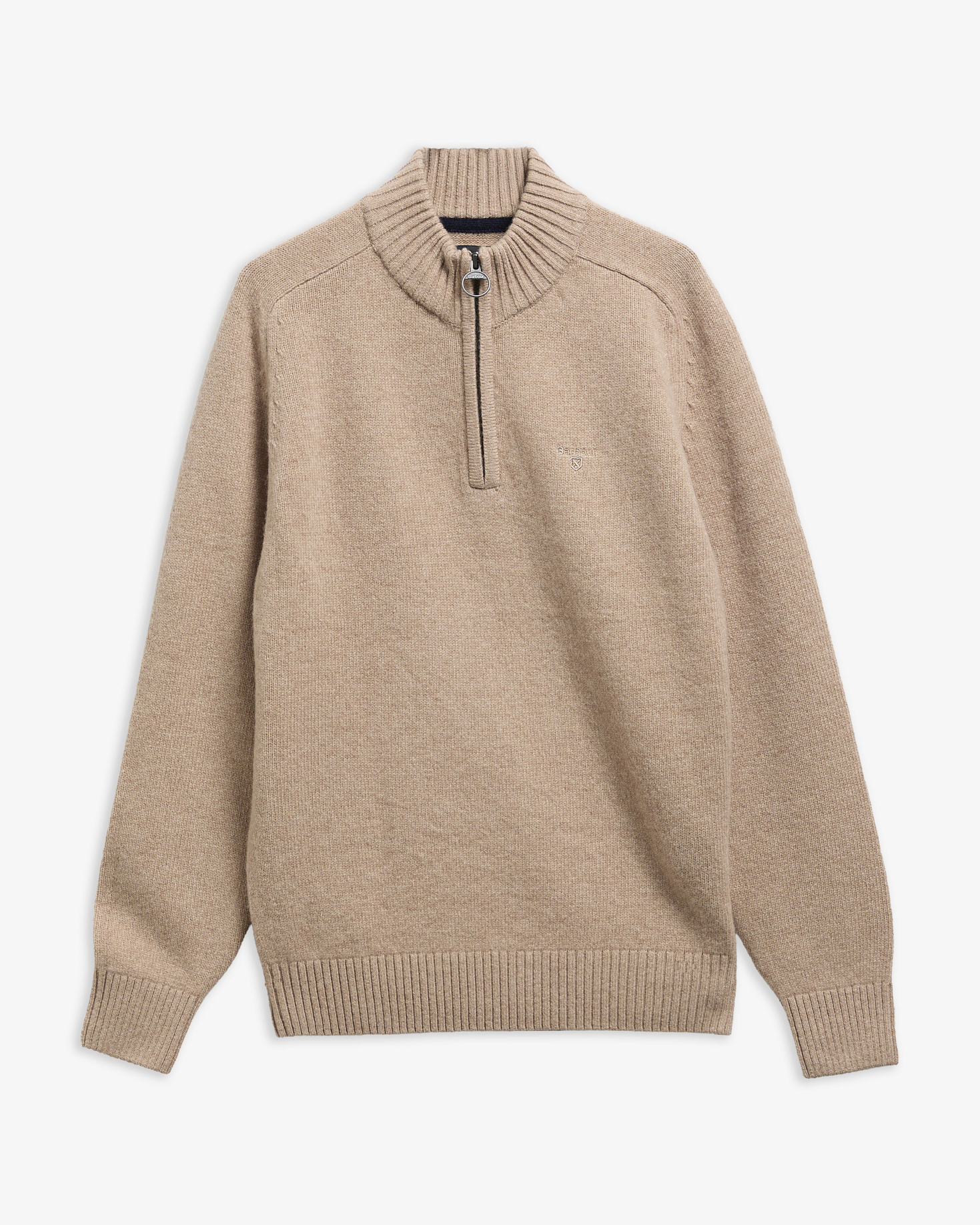 Newtown Half-Zip Jumper Washed Stone