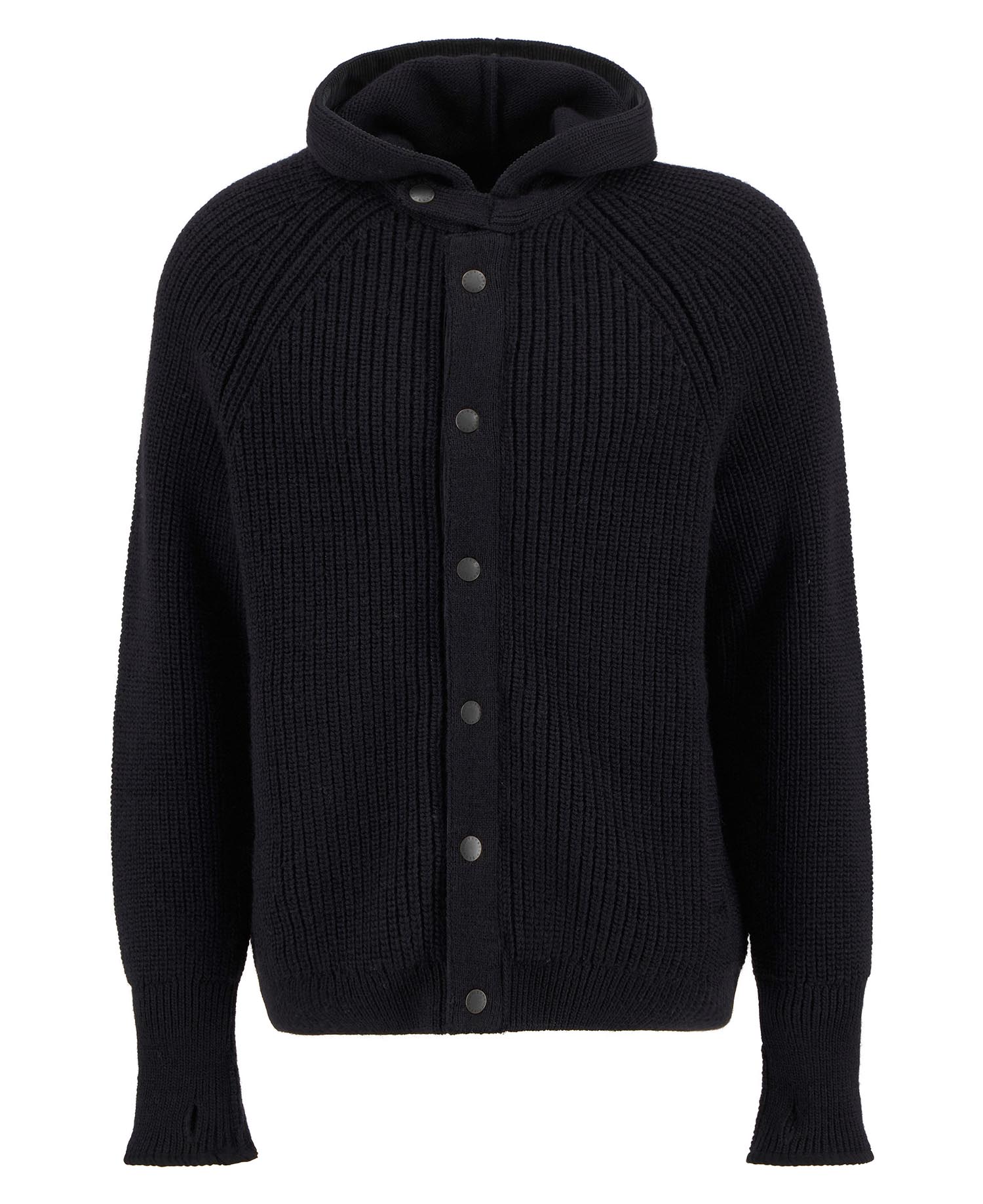 Cardigan con cappuccio lavorato a maglia Middens Cardigan con cappuccio lavorato a maglia Middens