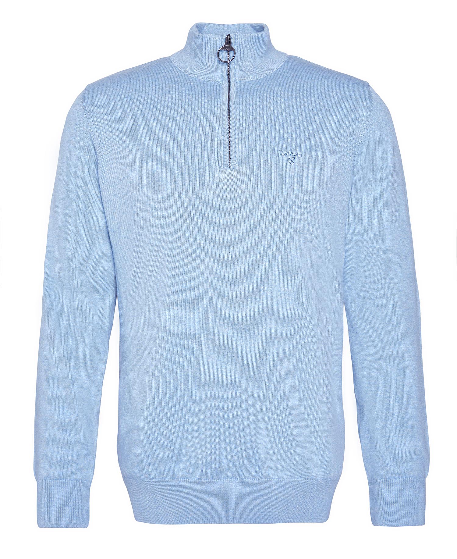 Cotton Quarter-Zip Jumper