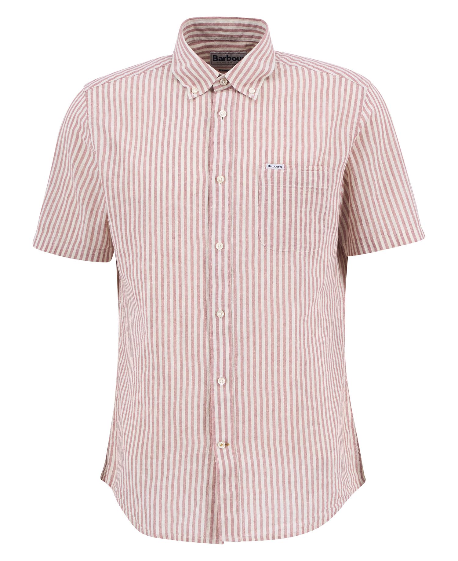 Fulbrook Tailored Short-Sleeved Striped Shirt