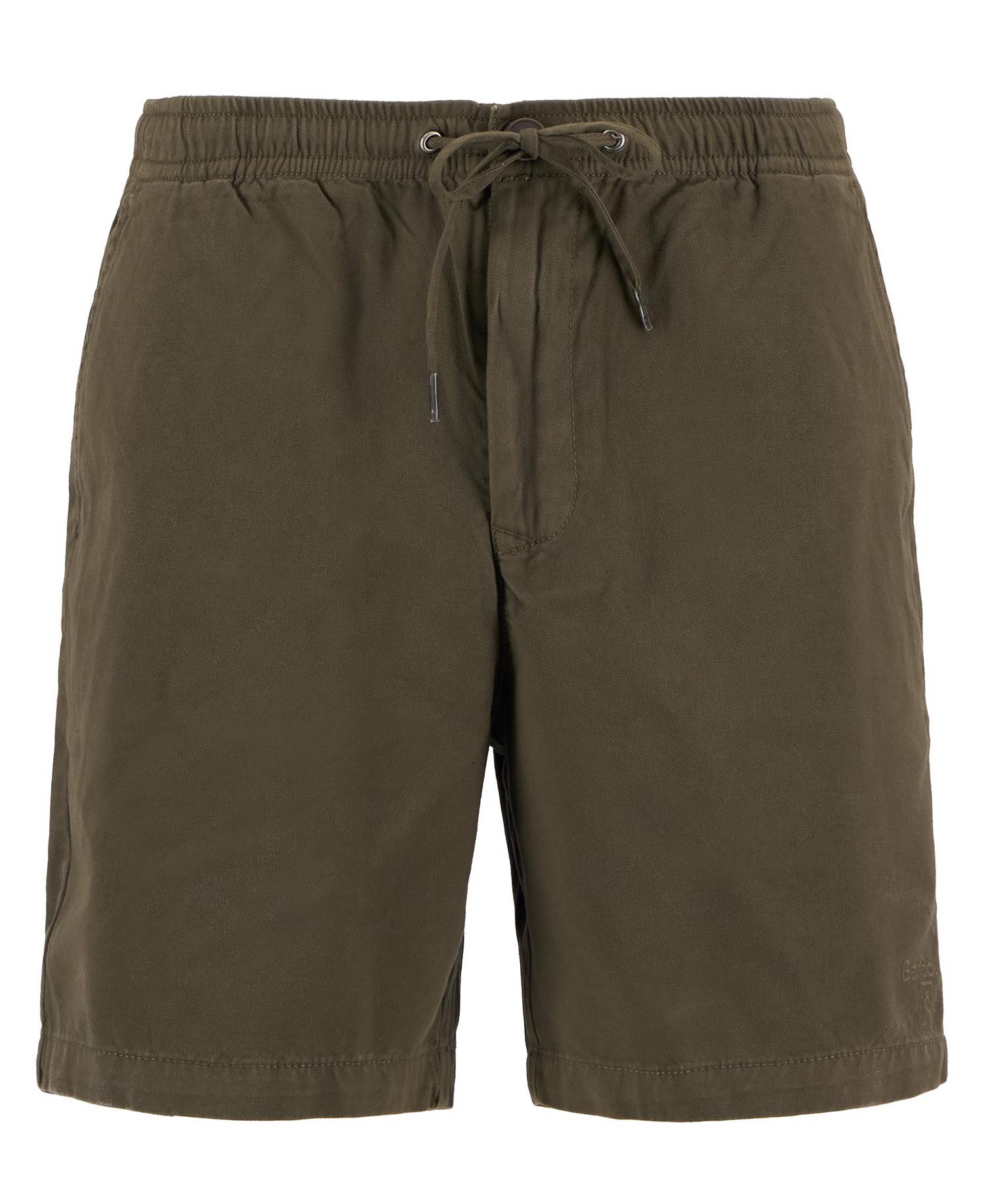 Shorts in Oxford lavato con vestibilit&agrave; comoda