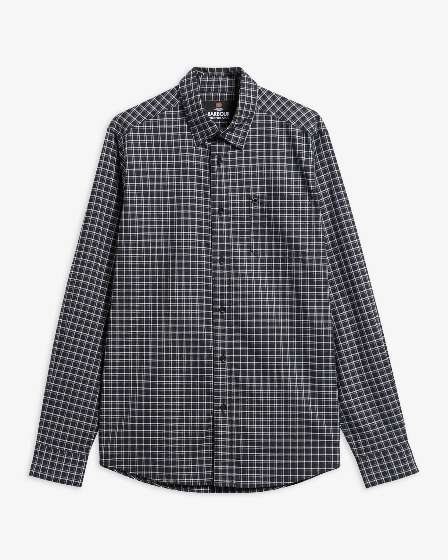 B.Intl Hemd Malkin Tailored Black