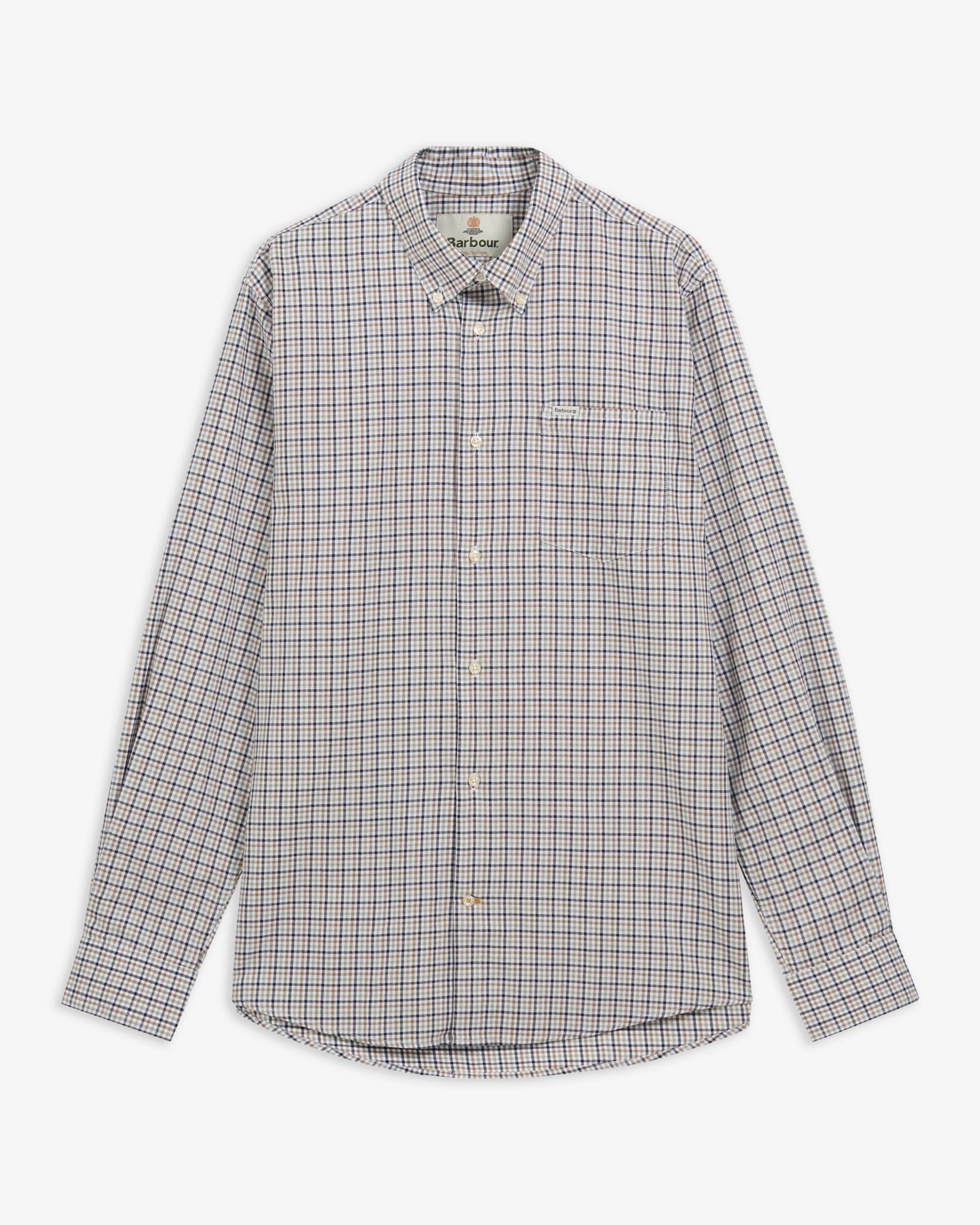 Farmtown Regular-Fit Long-Sleeved Shirt Navy