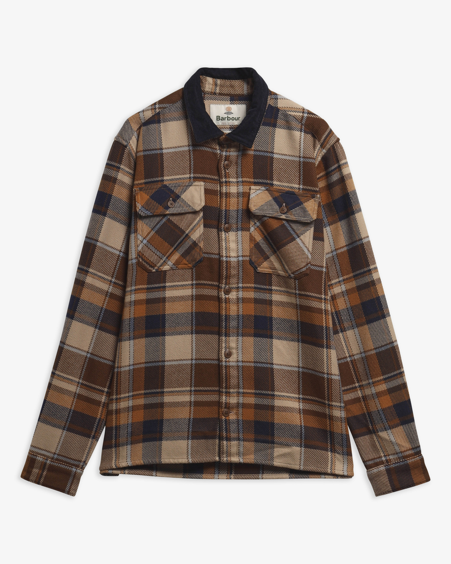 Hemd Grasmoor Long-Sleeved Relaxed Dark Sand