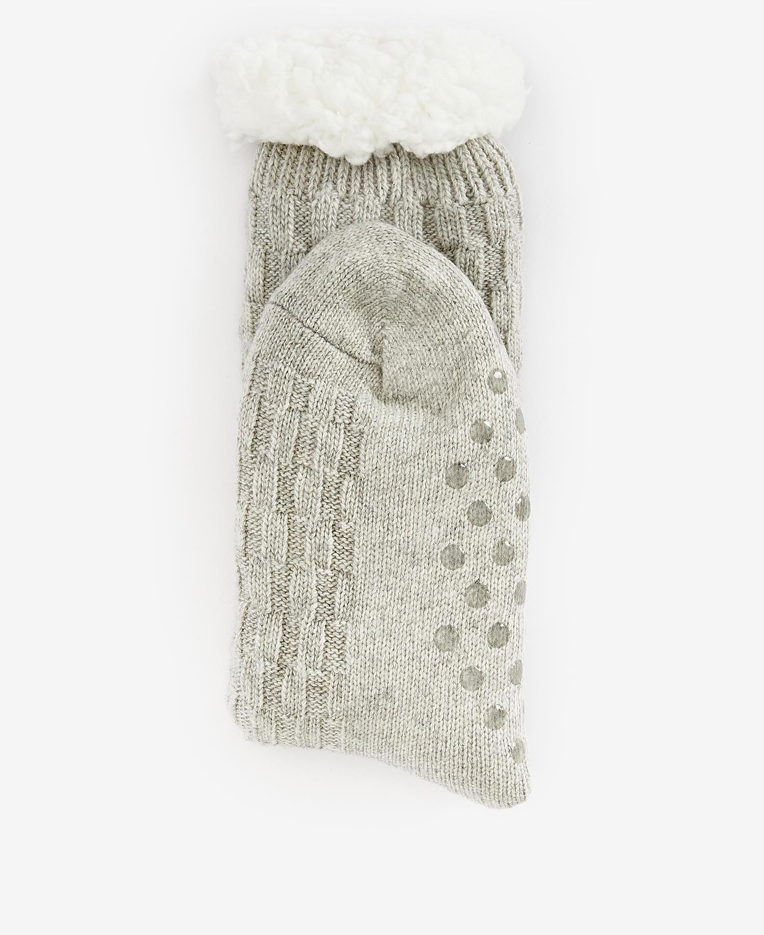 Cable Knit Lounge Socks