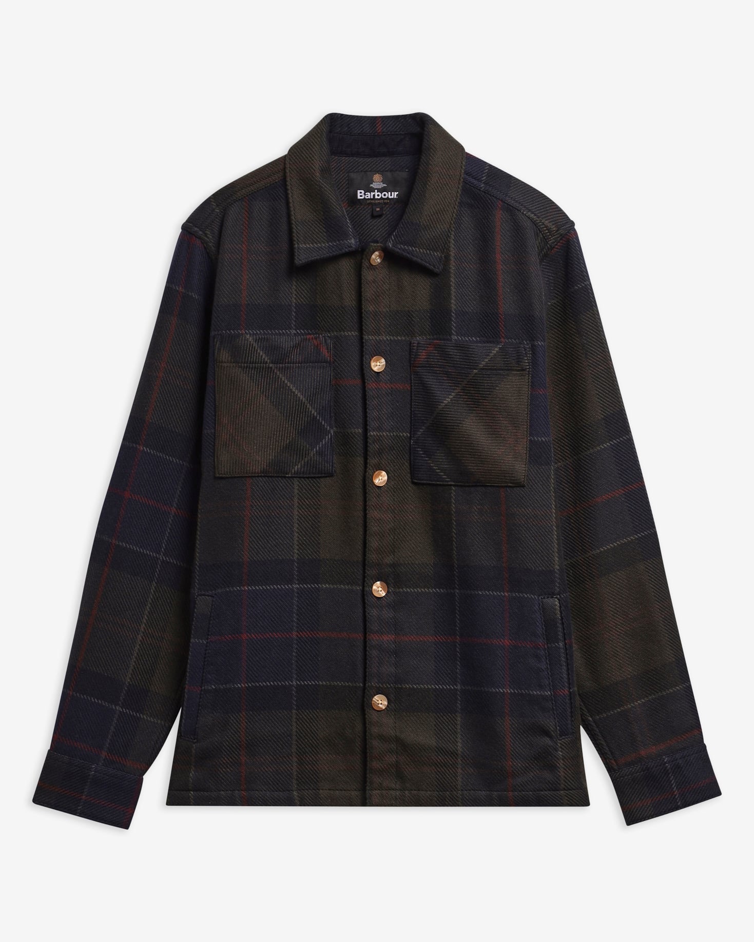 Overshirt in tartan oversize Shadow Classic Tartan
