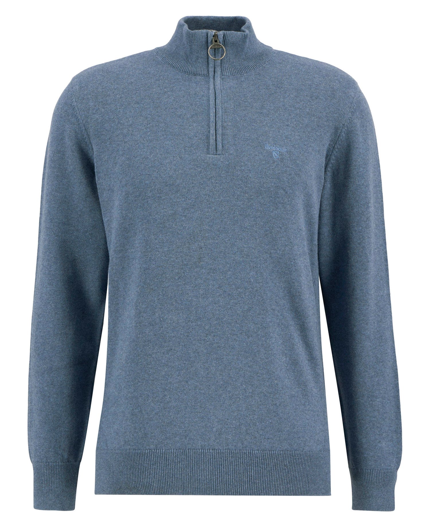 Cotton Quarter-Zip Jumper