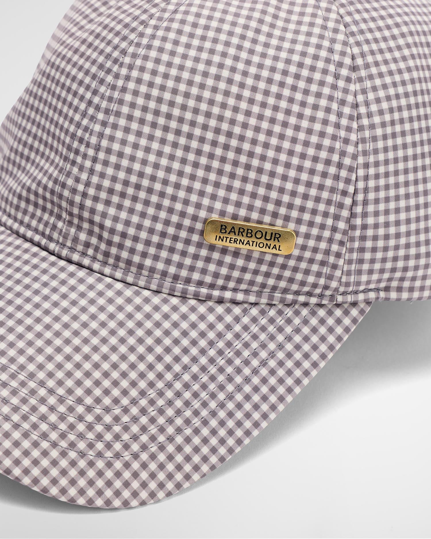 Branton Gingham Cap Truffle Gingham