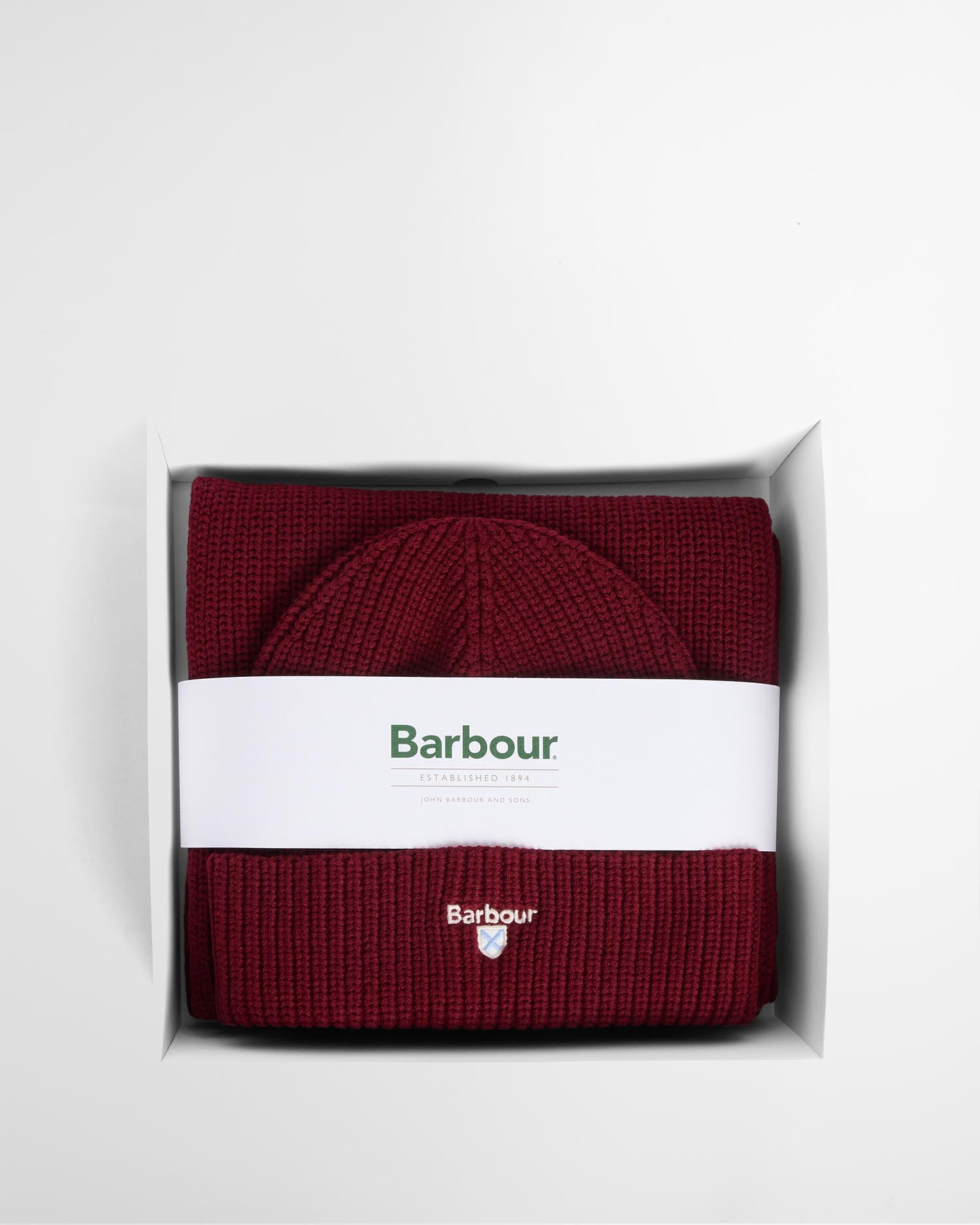 Cascade Beanie & Scarf Gift Set Wine